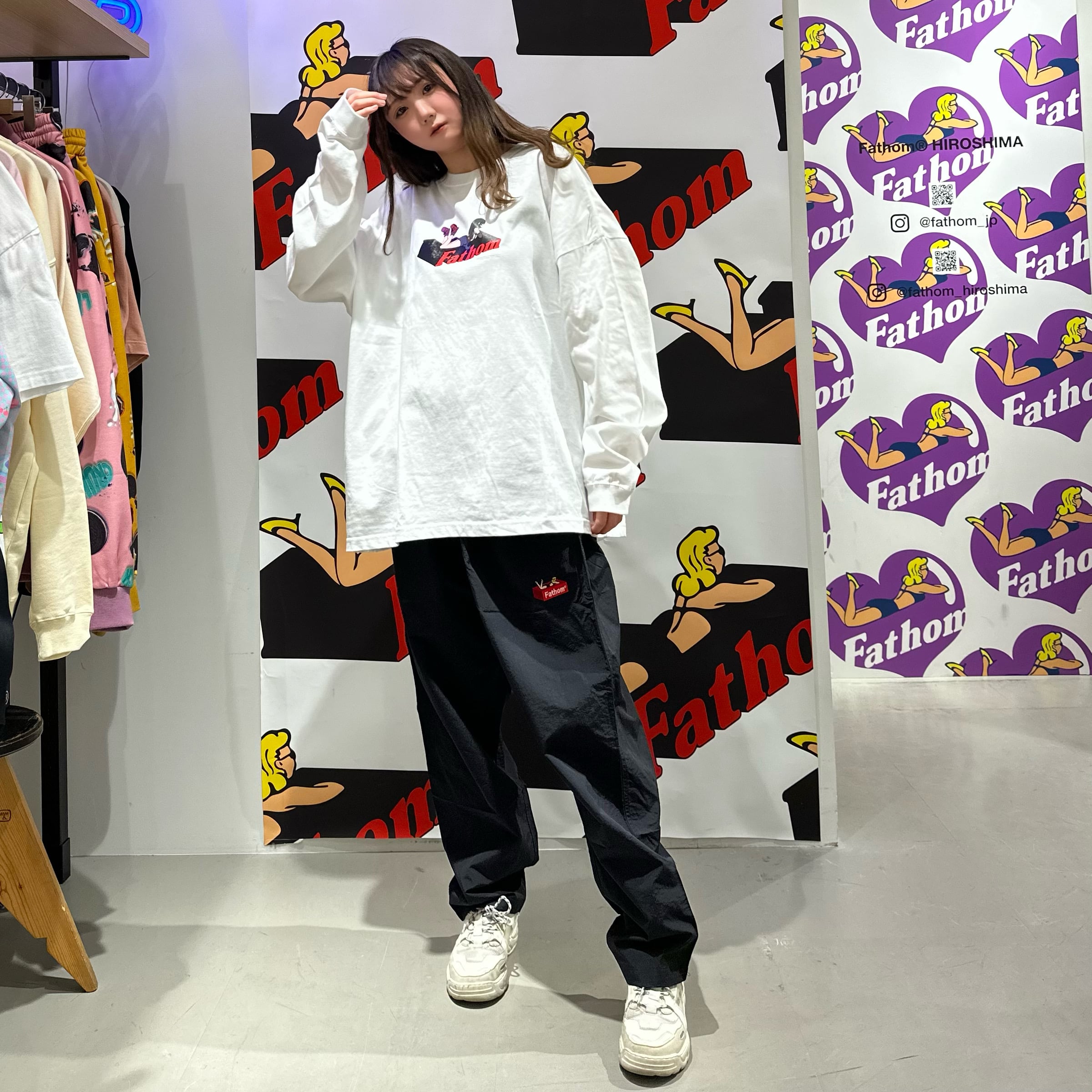 Fathom/Welcome BIG L/S Tifa WHITE XL