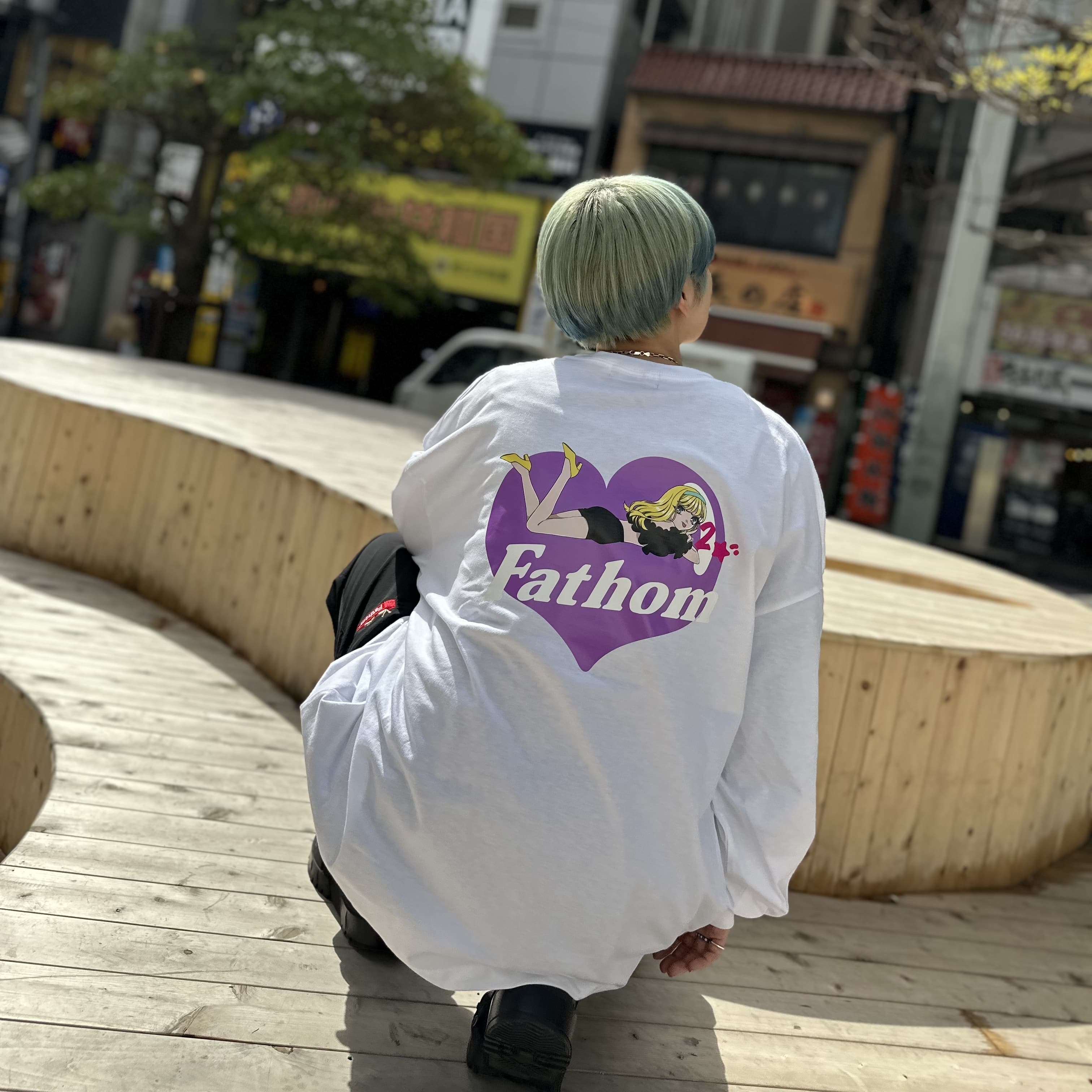  Fm heart BIG L/S hrsm WHITE WHITE XL