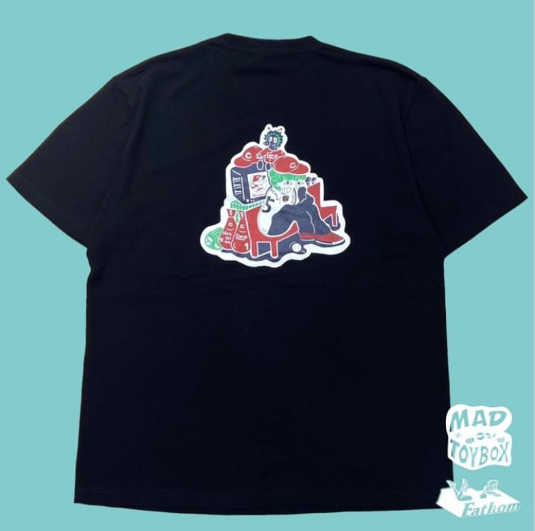 MAD Carp GIRL TEE BLACK  M BLACK M