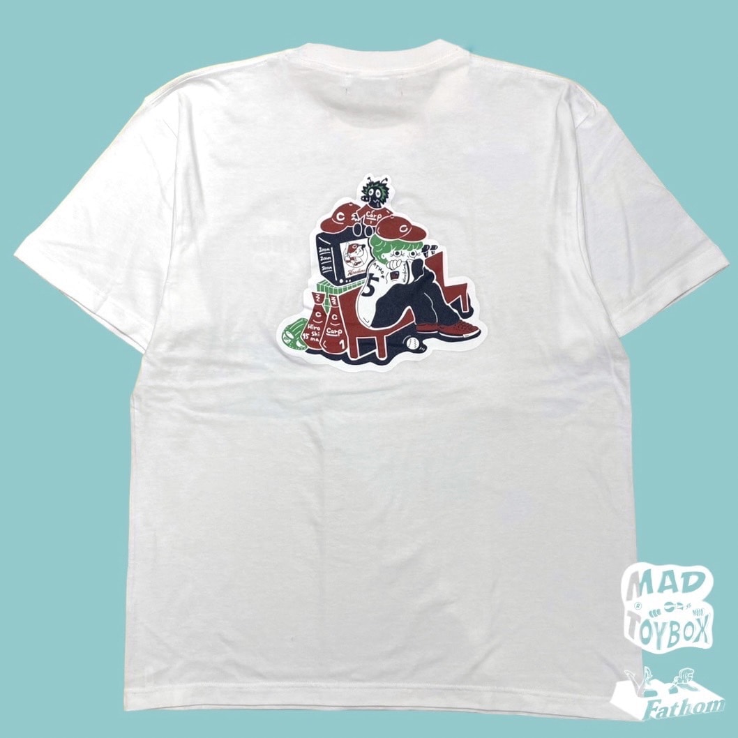 MAD Carp GIRL TEE WHITE  M WHITE M