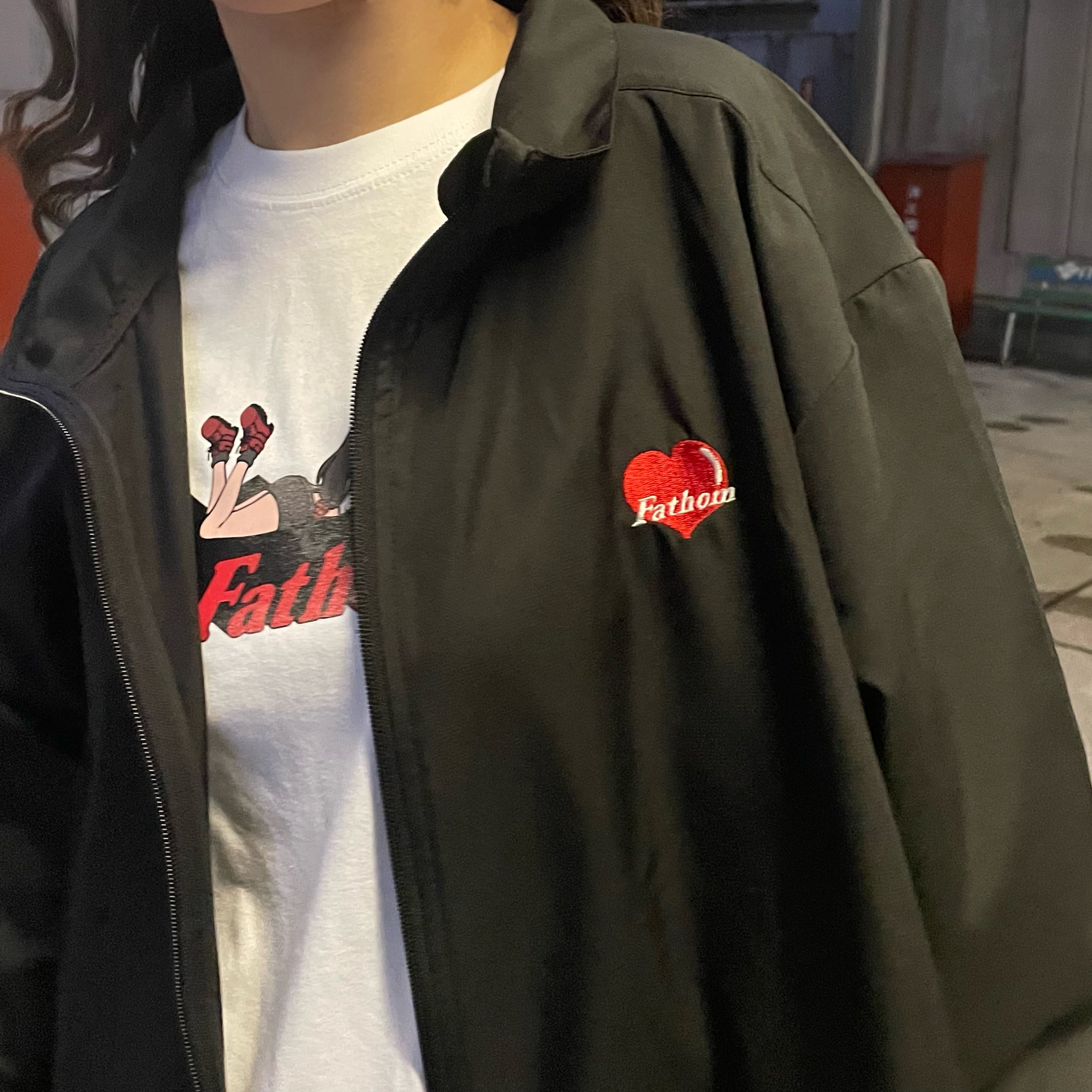 Fathom/Fm BIG NYLON JKT Tifa BLACK FREE