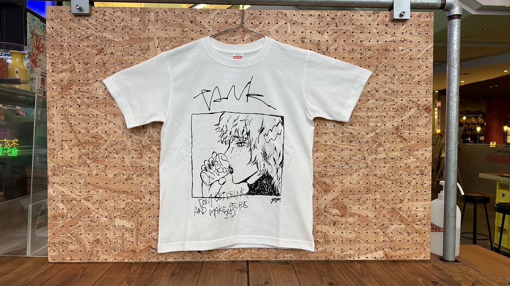 YUGO. コラボ Tシャツ（ホワイト） S