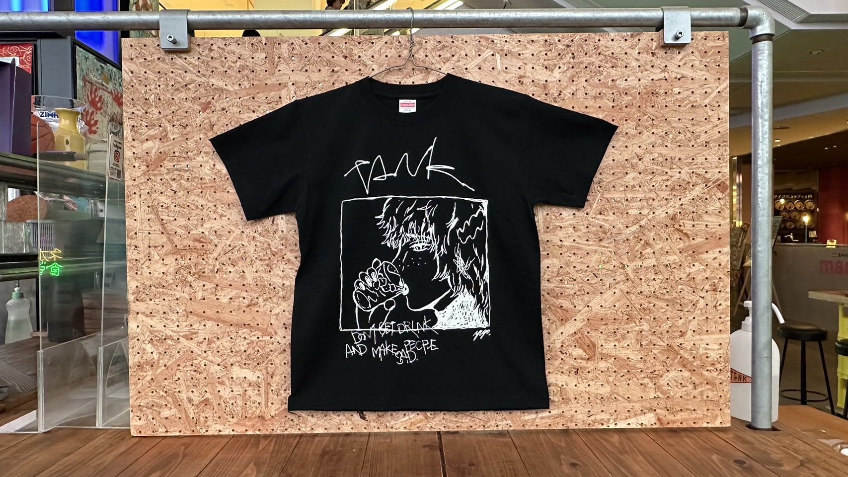 YUGO. コラボ Tシャツ（ブラック） M