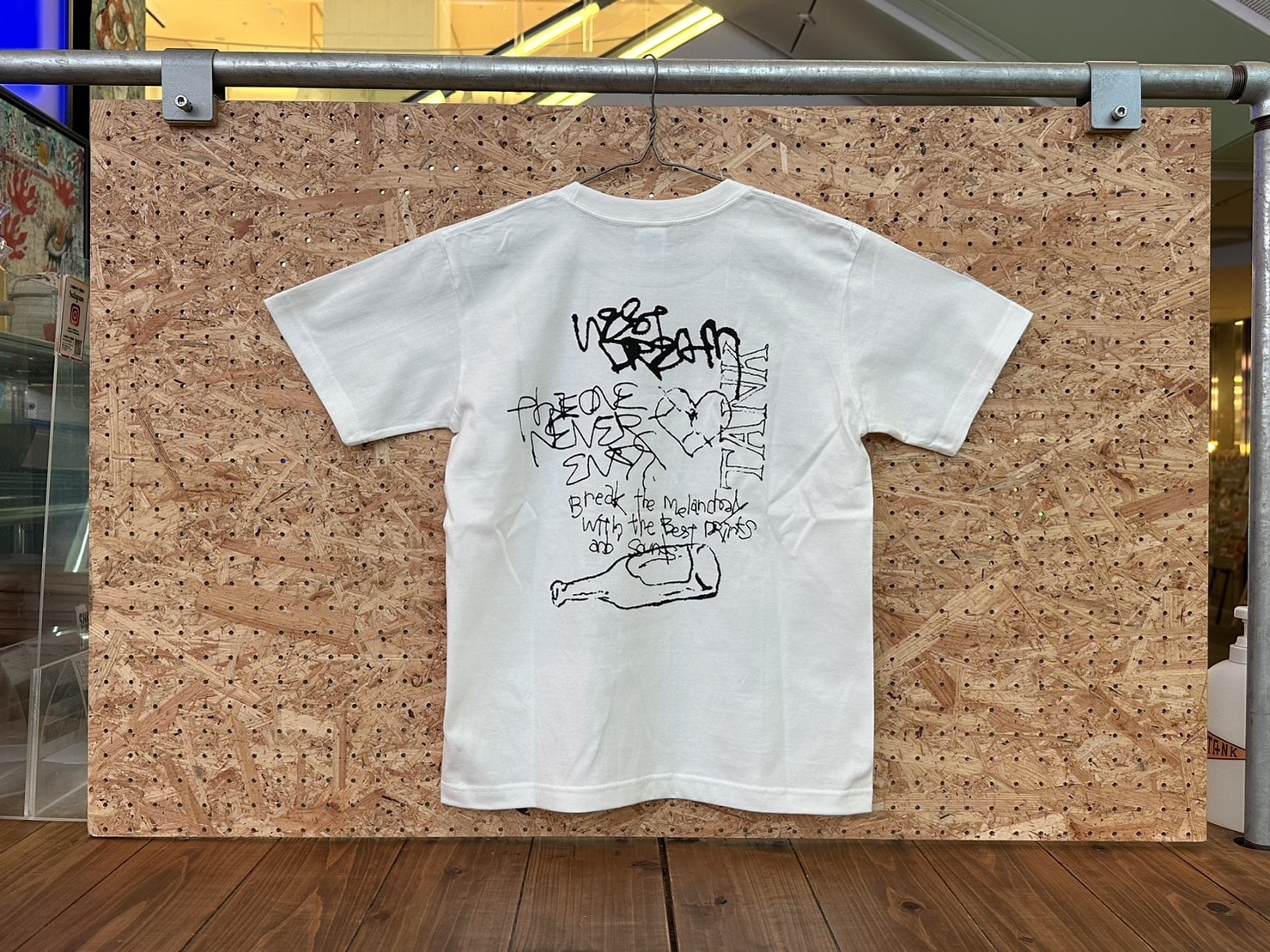 YUGO. コラボ Tシャツ（ホワイト） S