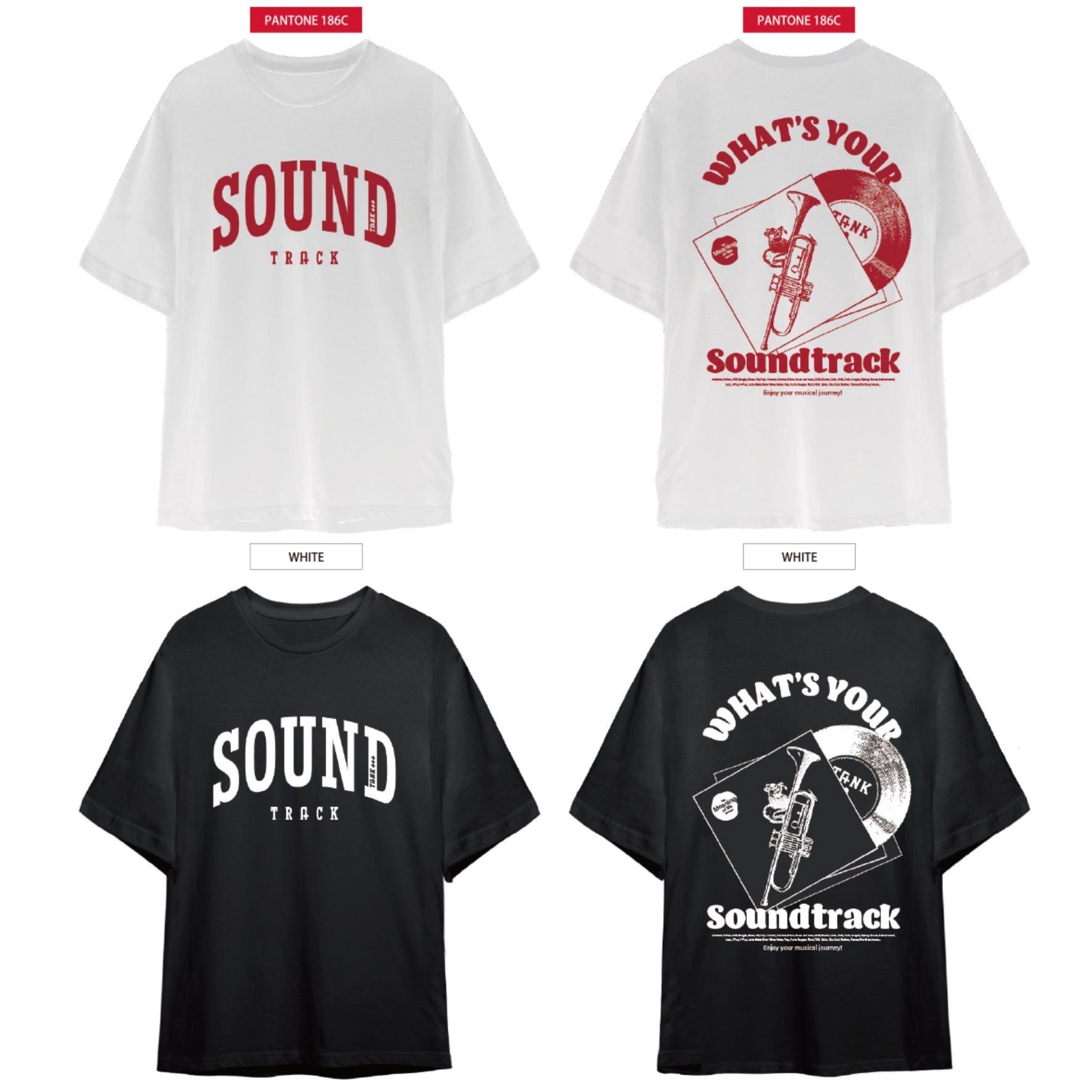 SOUND TRACK T-shirts（ブラック） BLACK M