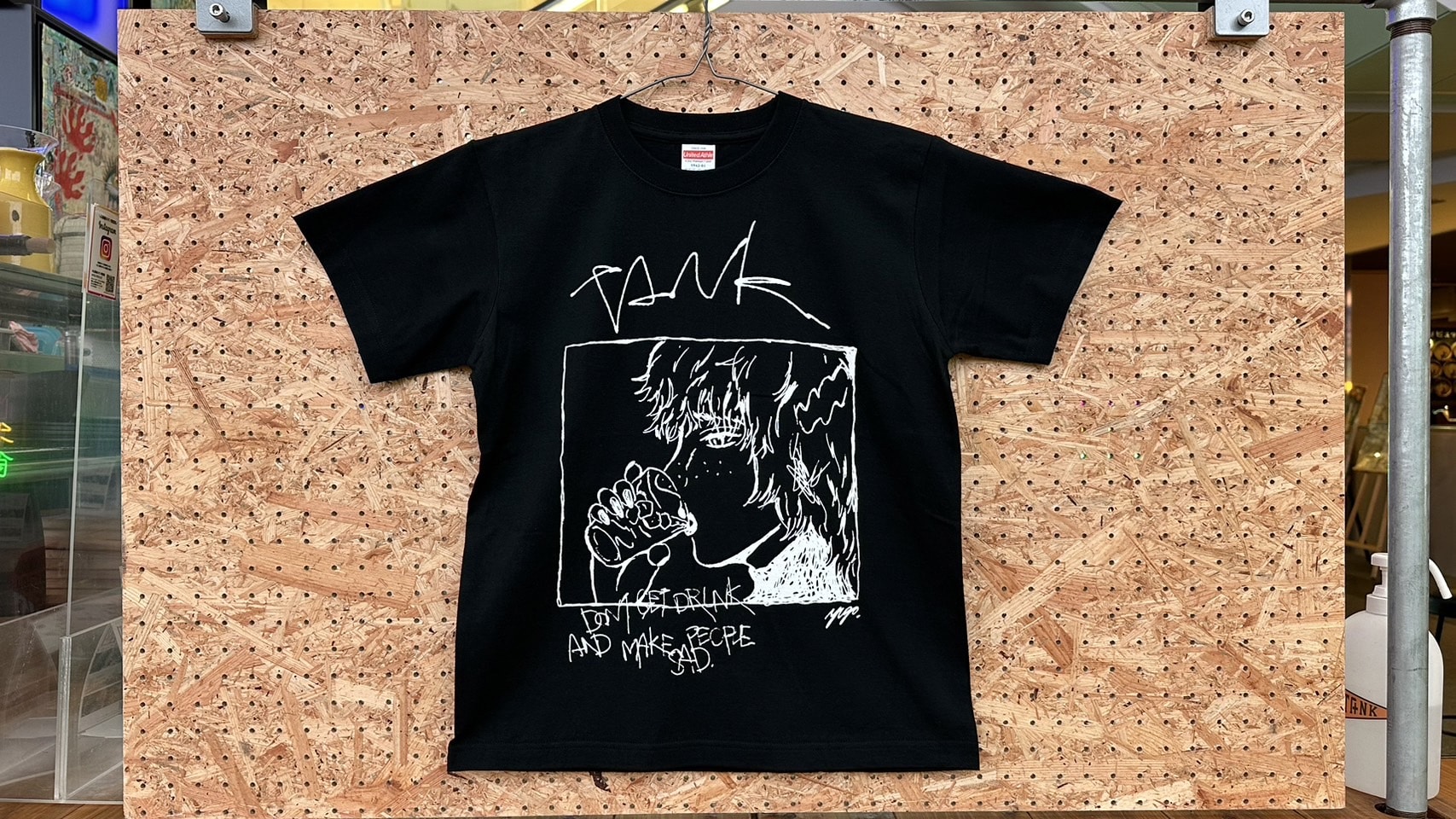 YUGO. コラボ Tシャツ（ブラック） L