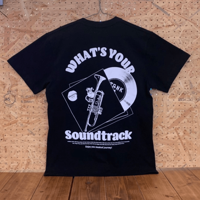 SOUND TRACK T-shirts（ブラック） BLACK XL