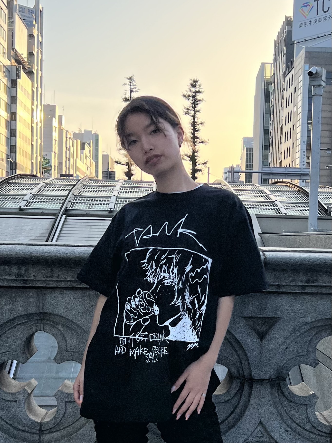 YUGO. コラボ Tシャツ（ブラック）