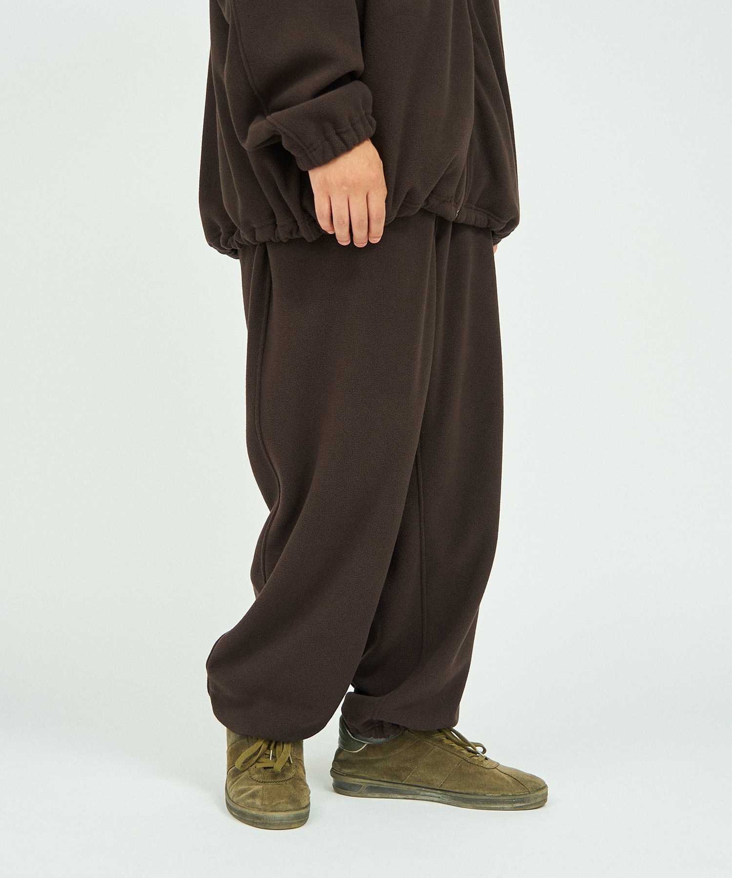 Fresh Service AS×FS FLEECE TRACKSUIT / フレッシュサービス AS×FS フリース トラックスーツ Brown L