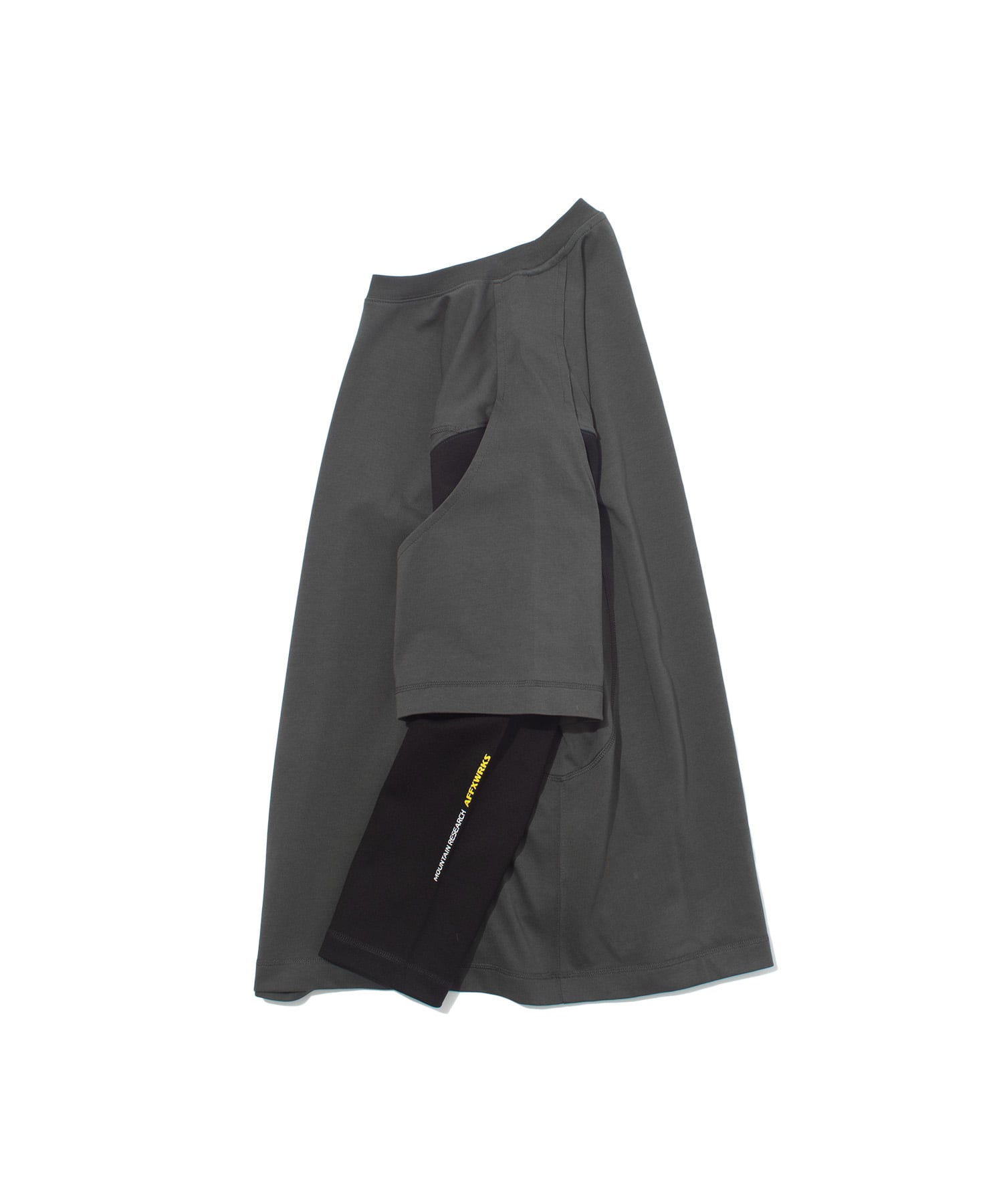 AFFX WRKS AWMR DUAL SLEEVE L/S T-SHIRT / アフィックス ワークス AWMR デュアル スリーブ L/S T シャツ Black L