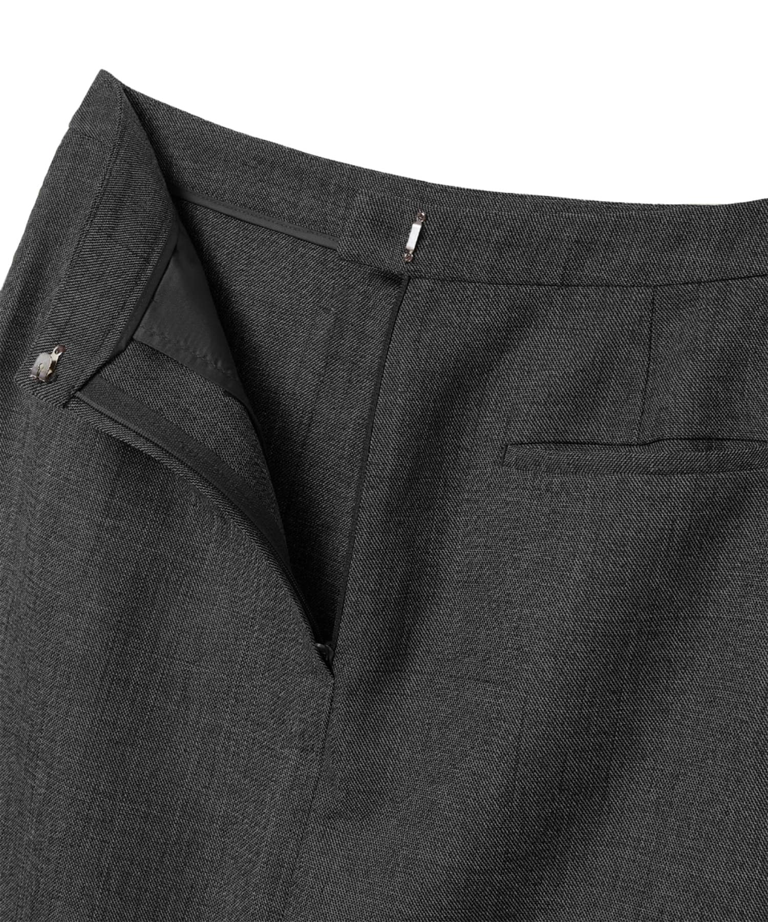 EE FRONT POCKET LONG SKIRT / イーイー フロントポケット ロングスカート Charcoal S