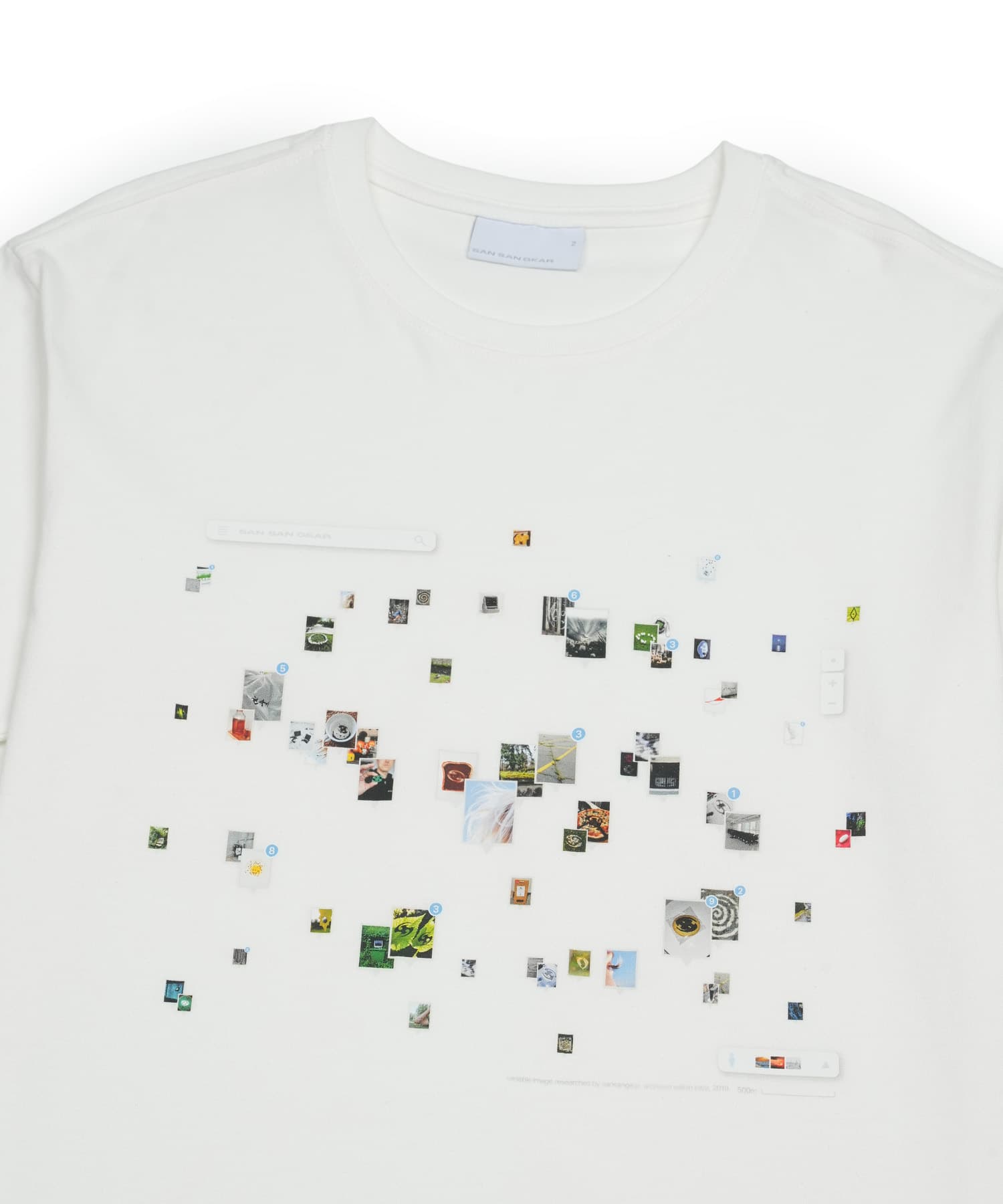 SAN SAN GEAR THROWBACK T-SHIRT / サンサンギア スローバック Tシャツ White 2