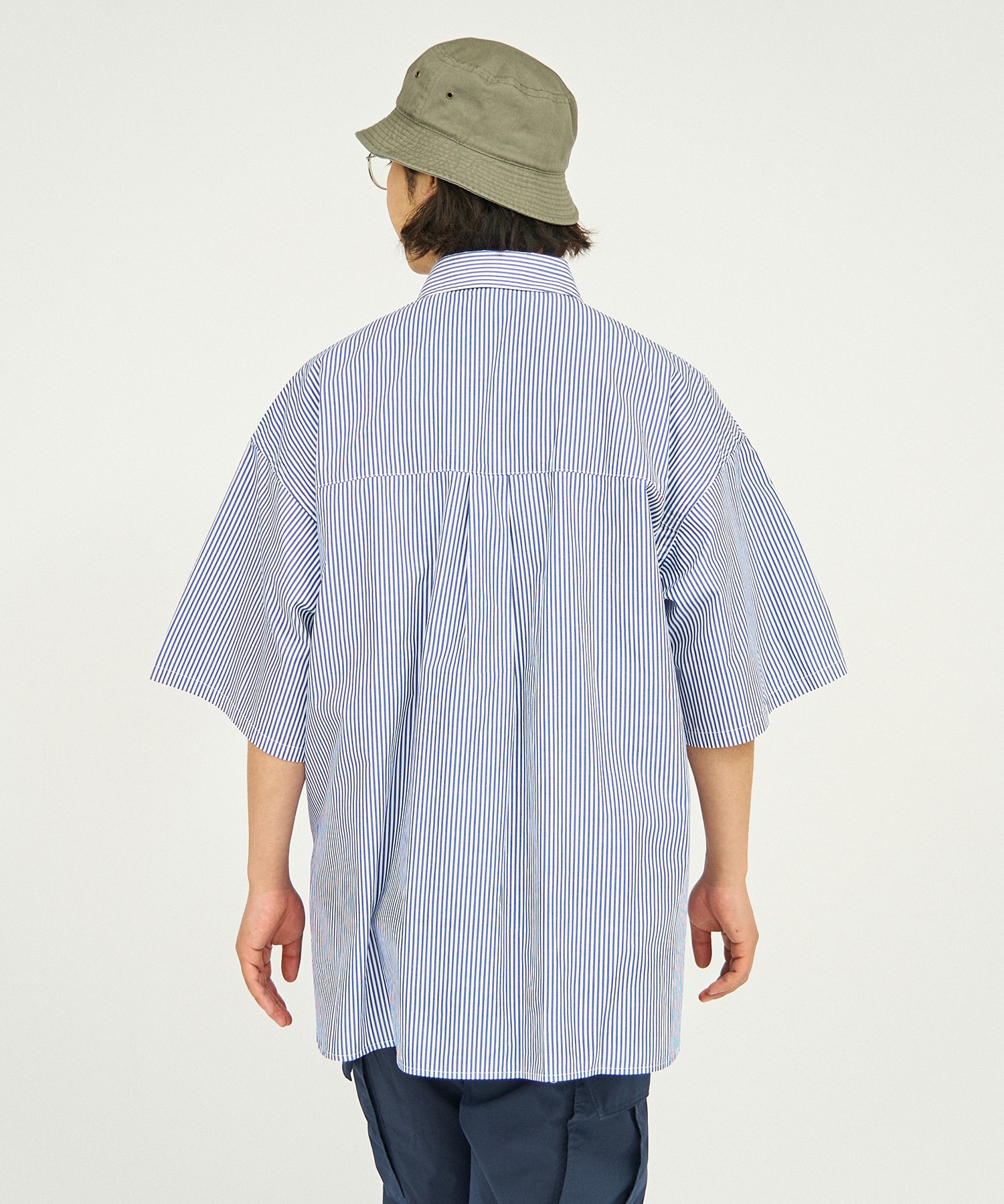 Fresh Service CORPORATE UNIFORM S/S SHIRT / フレッシュサービス コーポレート ユニフォーム S/S シャツ Blue S
