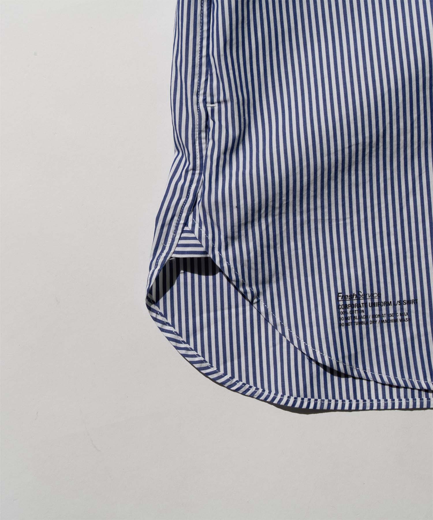 Fresh Service CORPORATE UNIFORM L/S SHIRT White / フレッシュサービス コーポレートユニフォーム長袖シャツ ホワイト White S