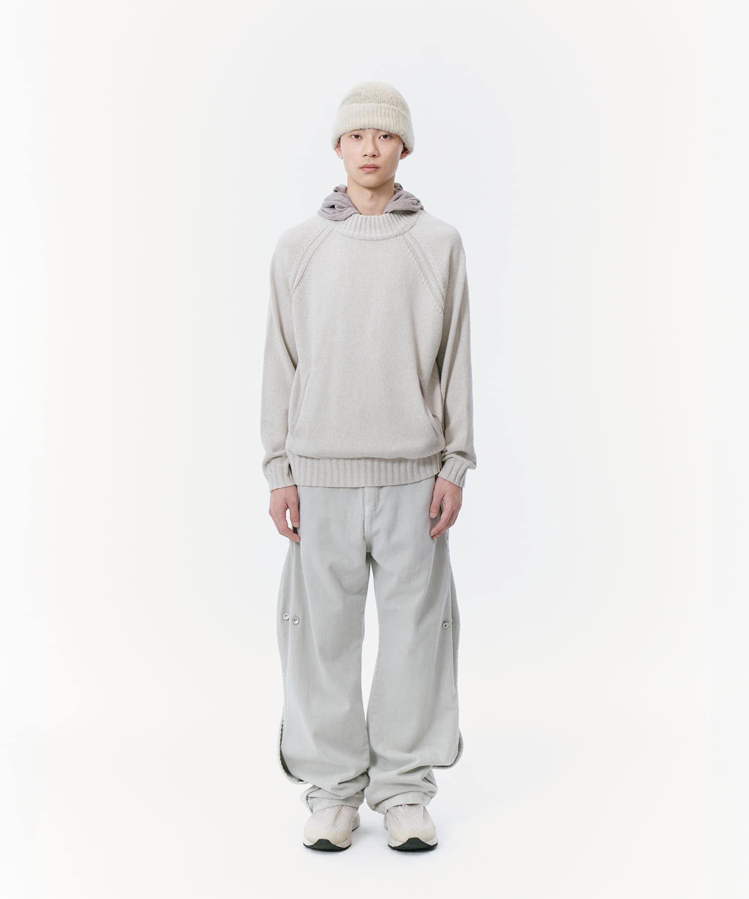 SAN SAN GEAR COTTON WAVE PANTS / サンサンギア コットン ウェーブ パンツ Gray 1