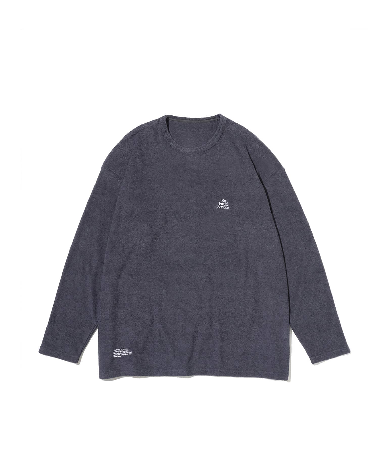 Fresh Service UTILITY PILE L/S SET-UP / フレッシュサービス ユーティリティ パイル L/S セットアップ Gray M