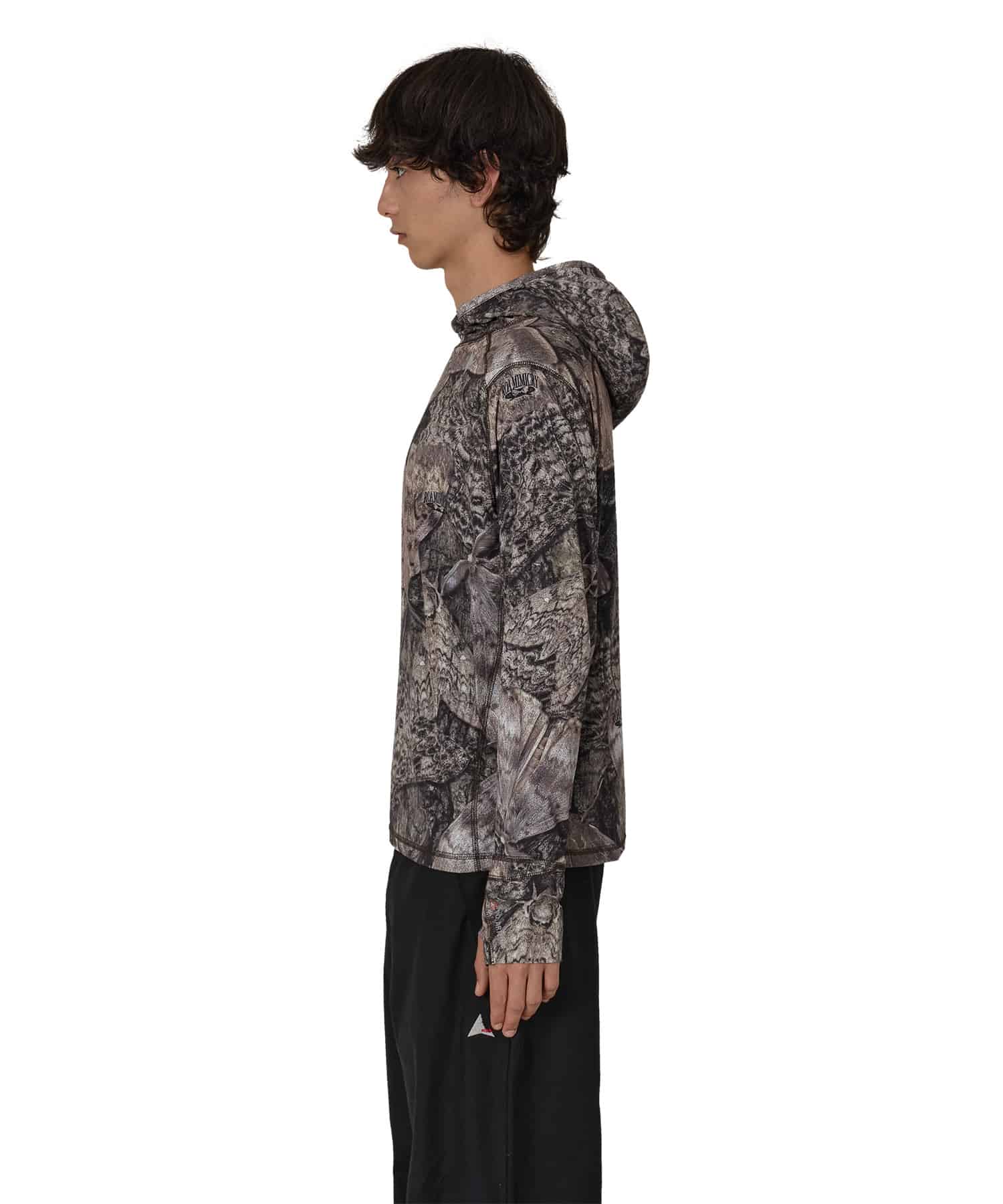 ROA hiking LIO Upf +50 Baselayer Moth Print Brown S