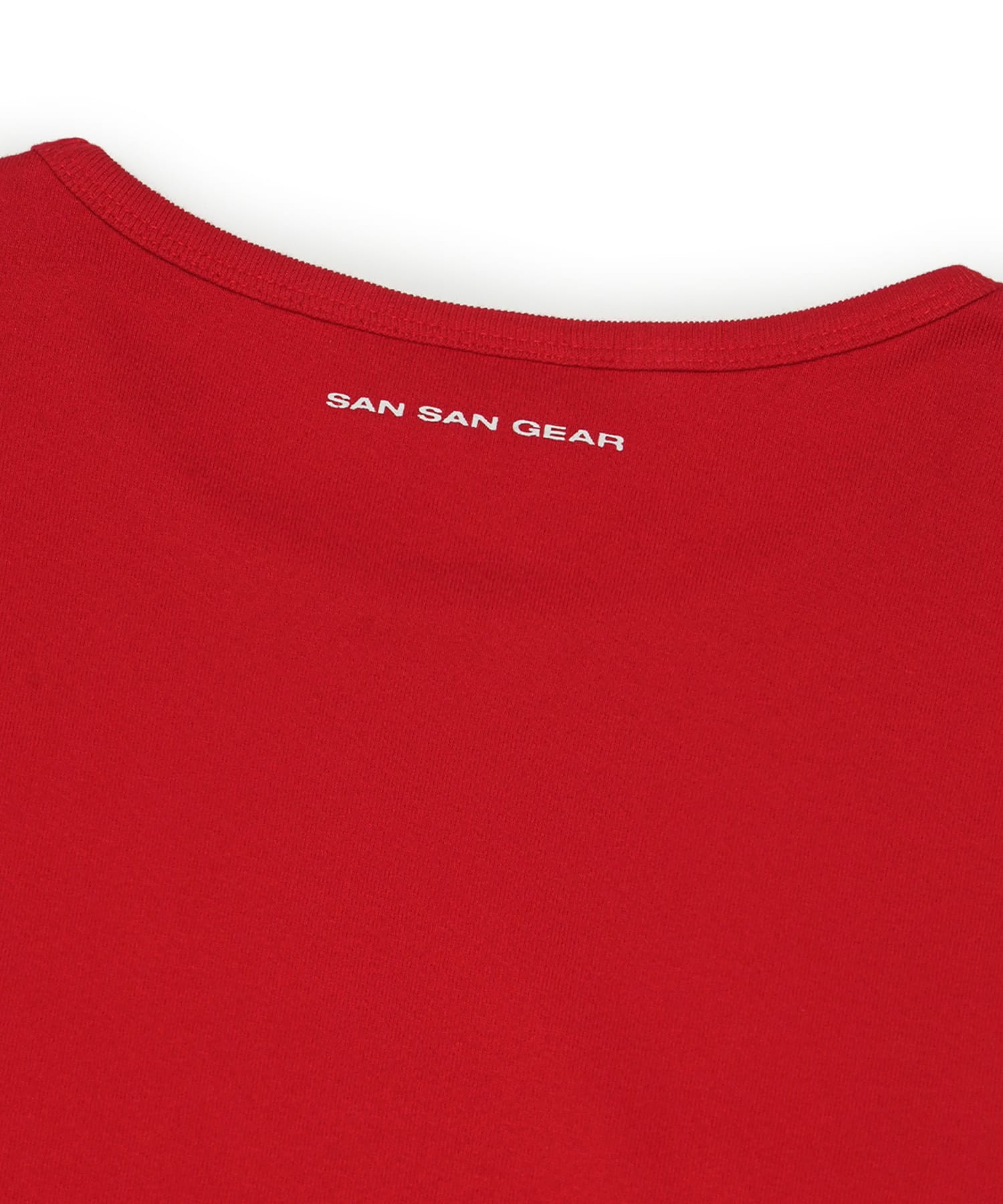 SAN SAN GEAR LATTICE T-SHIRT / サンサンギア ラティス Tシャツ RED 2