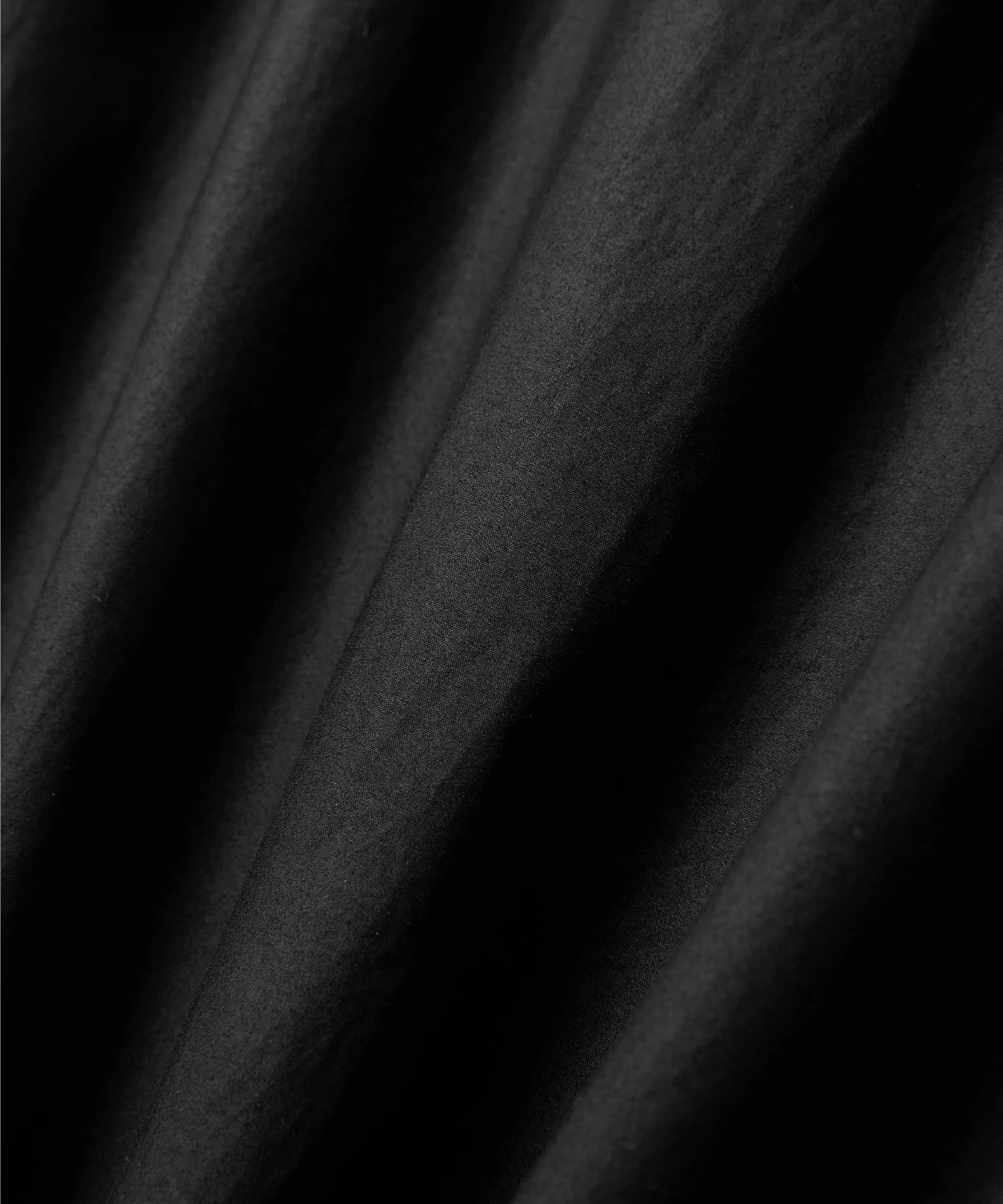 POST ARCHIVE FACTION (PAF) Shirring Shirt (2025) / ポストアーカイブファクション パフ シャーリング シャツ（2025） Black S