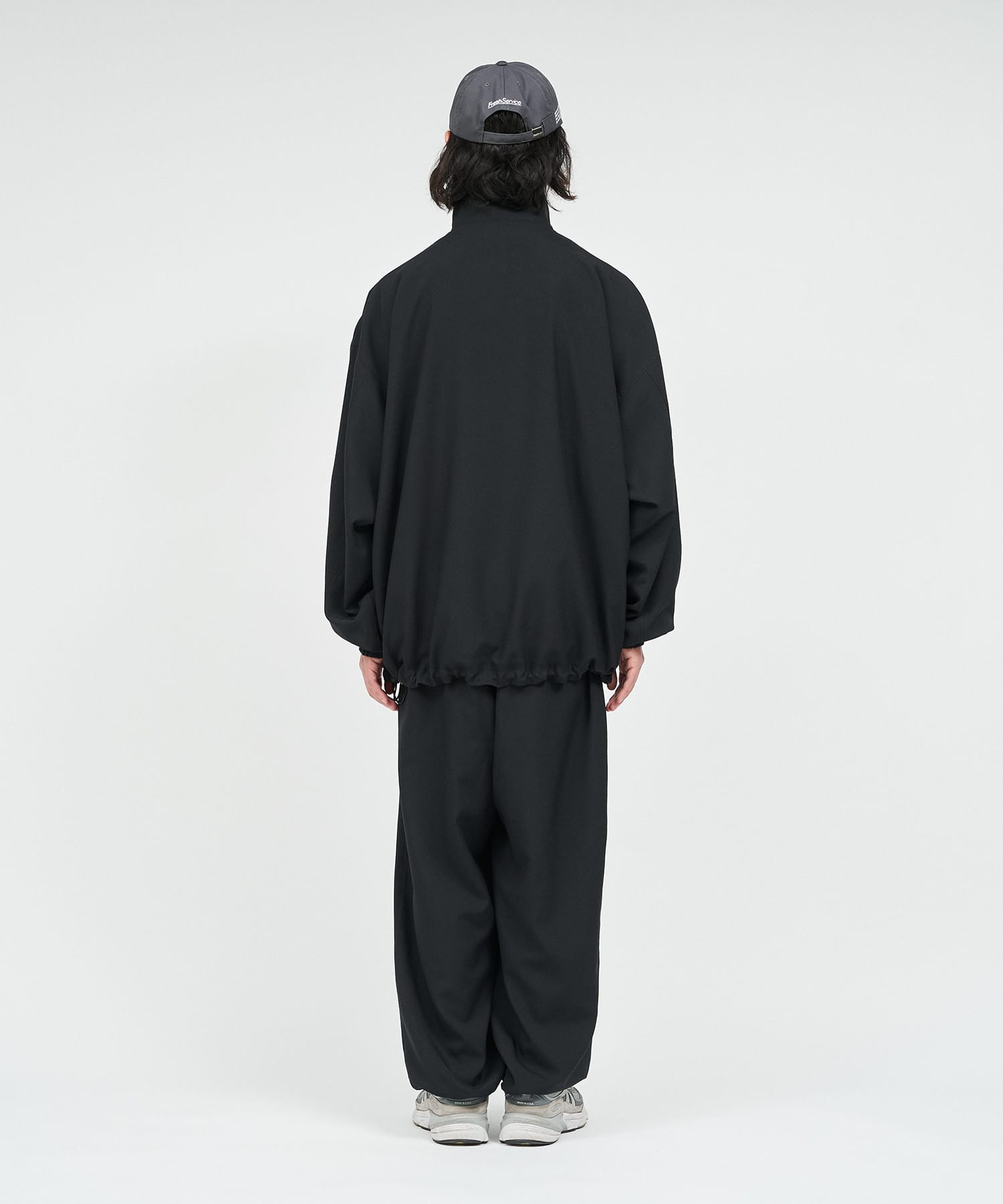 Fresh Service SYNTHETIC WOOL TRACK SUIT / フレッシュサービス シンセティック ウール トラック スーツ Black S