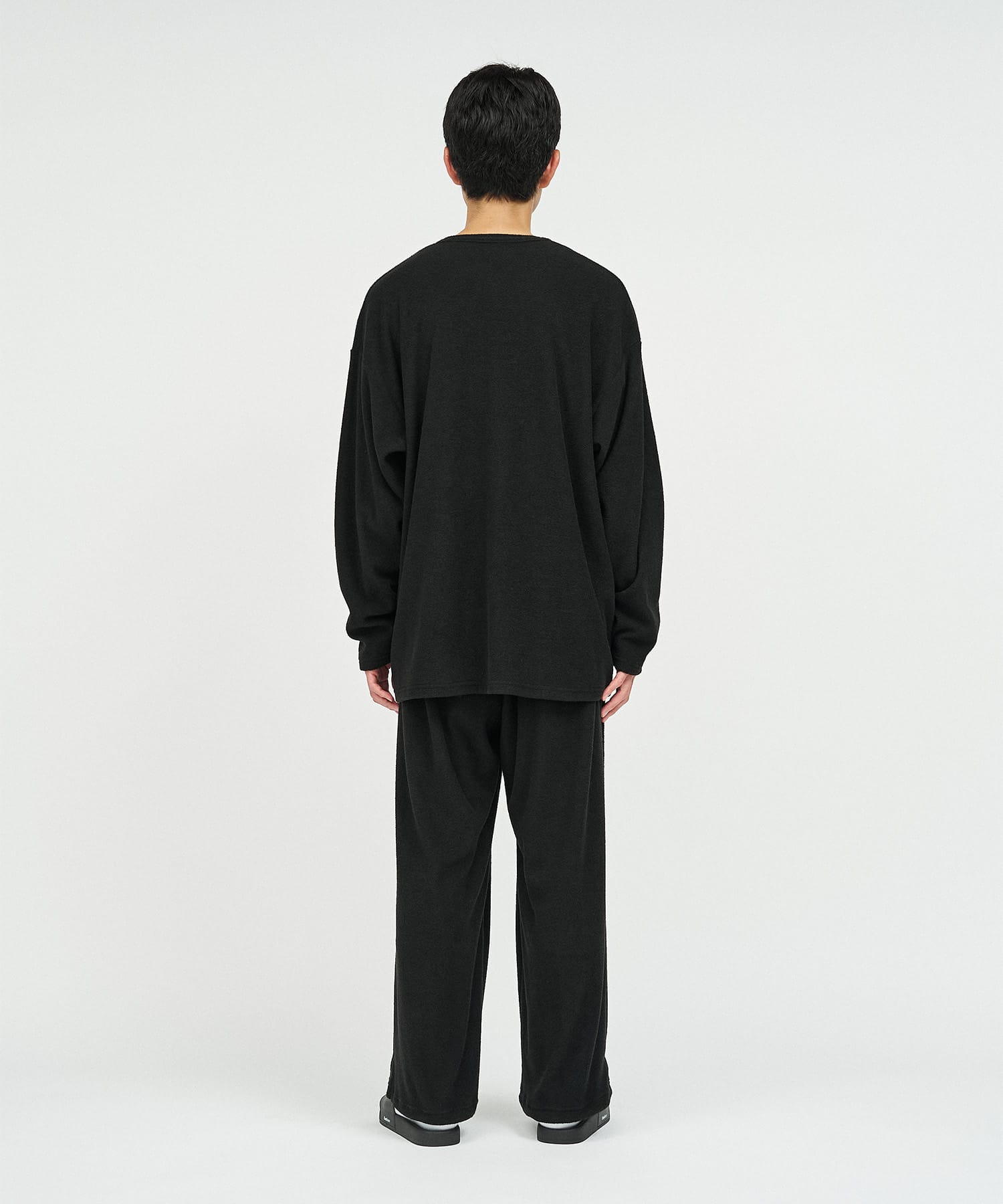 Fresh Service UTILITY PILE L/S SET-UP / フレッシュサービス ユーティリティ パイル L/S セットアップ Black M