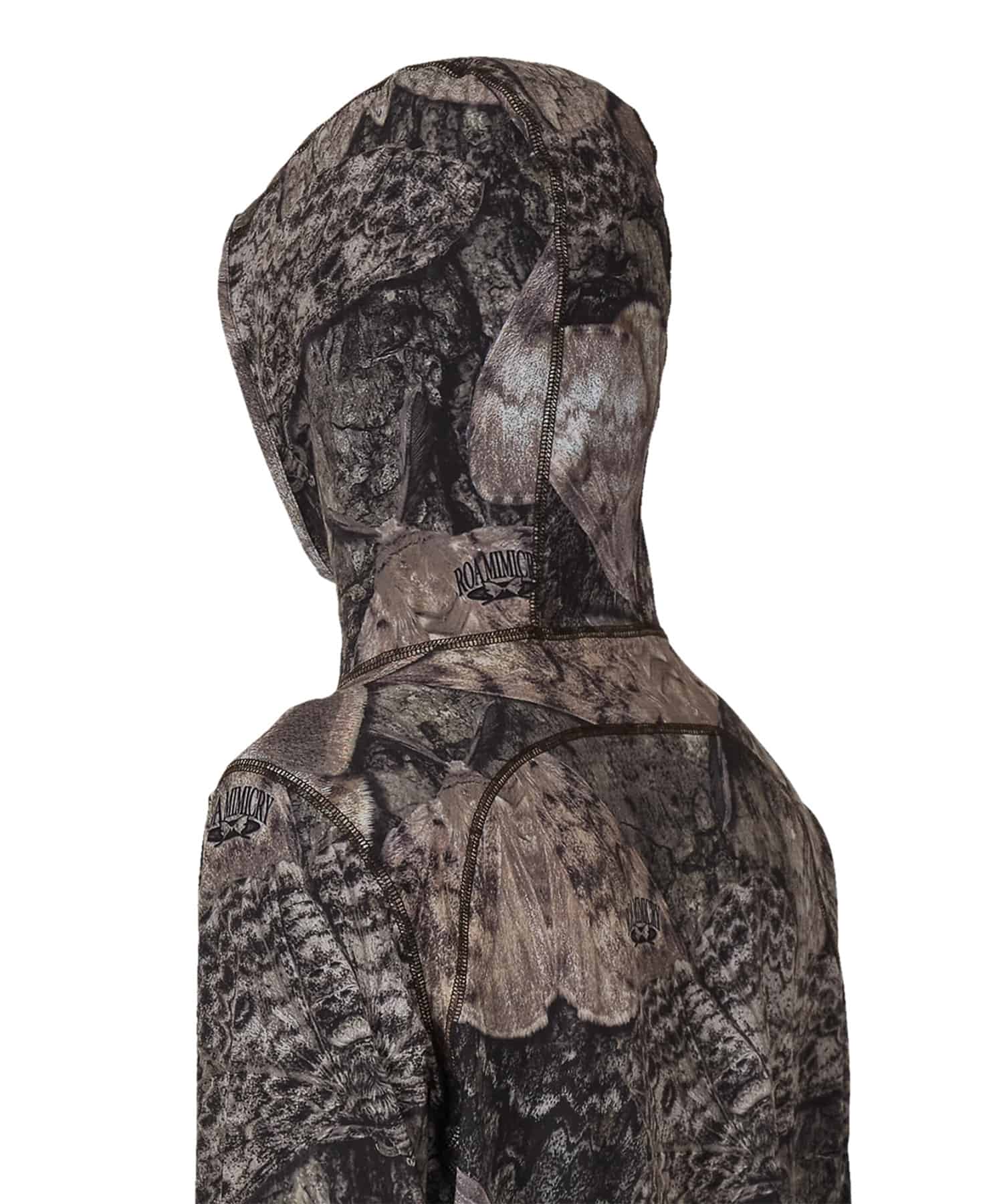 ROA hiking LIO Upf +50 Baselayer Moth Print Brown S