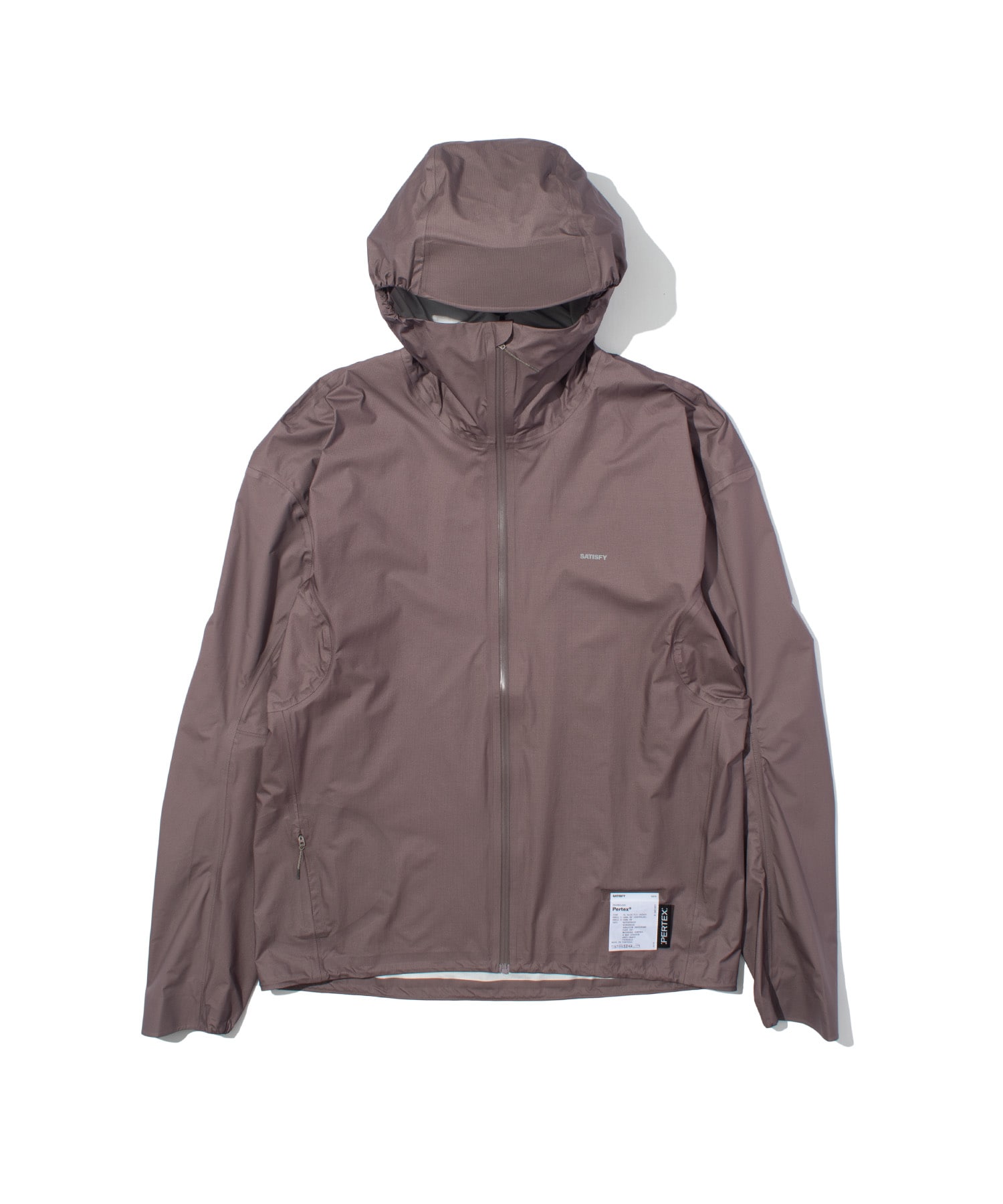 SATISFY PERTEX 3L FLY RAIN JACKET / サティスファイ パーテックス 3層 フライ レイン ジャケット