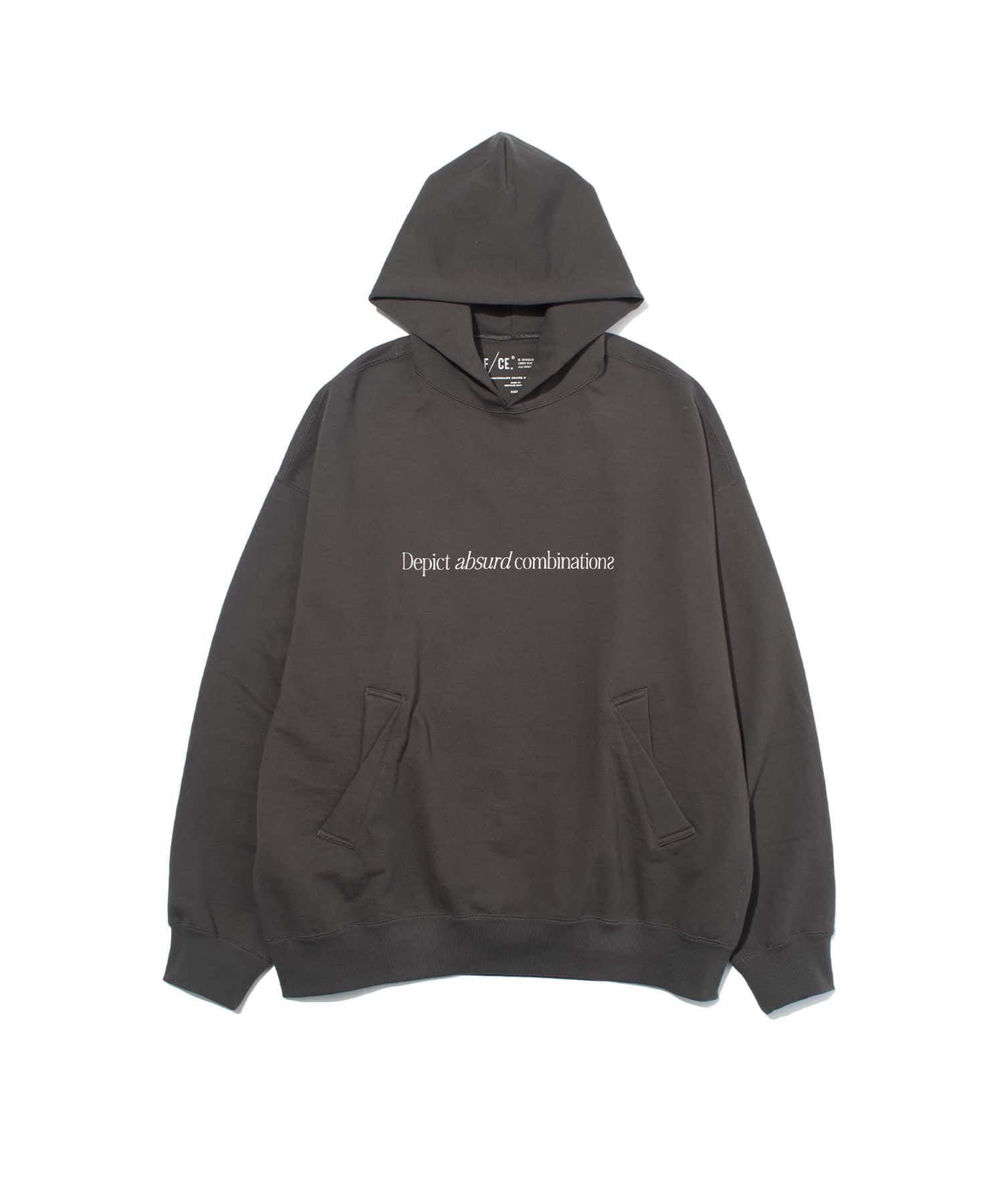 F/CE. HIDDEN IDENTITY BY M.ENOMOTO HOODY TYPE-B / エフシーイー ヒドゥン アイデンティティ バイ M.エノモト フーディー TYPE-B Charcoal M