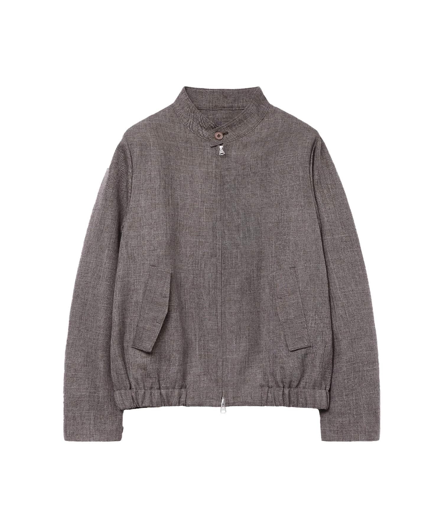 EE STAND COLLAR BLOUSON / イーイー スタンドカラー ブルゾン Brown S