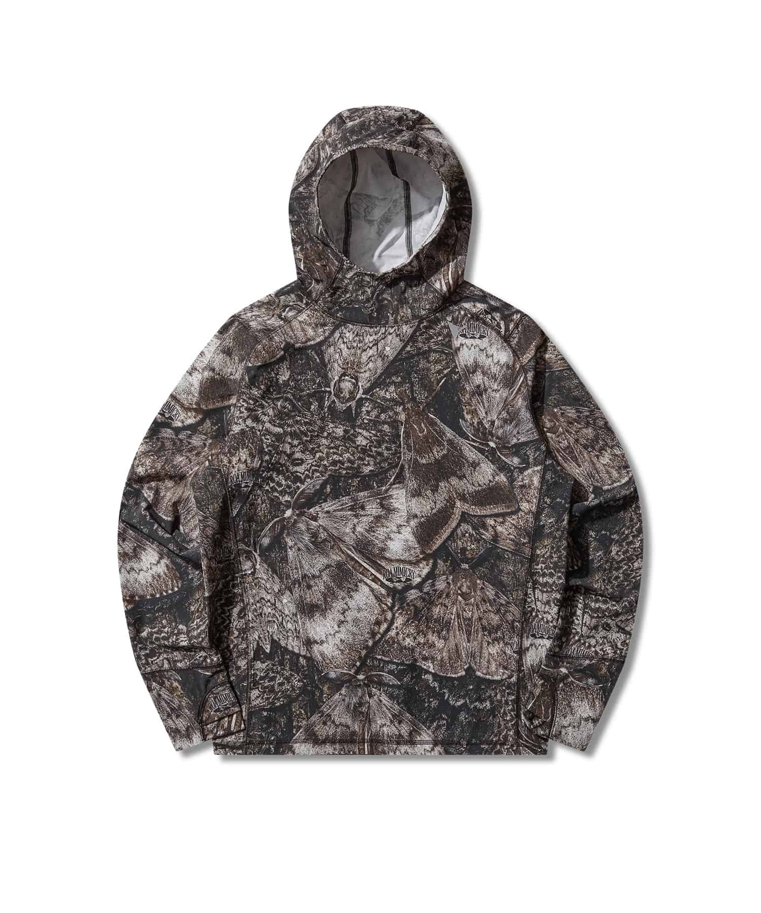 ROA hiking LIO Upf +50 Baselayer Moth Print Brown S