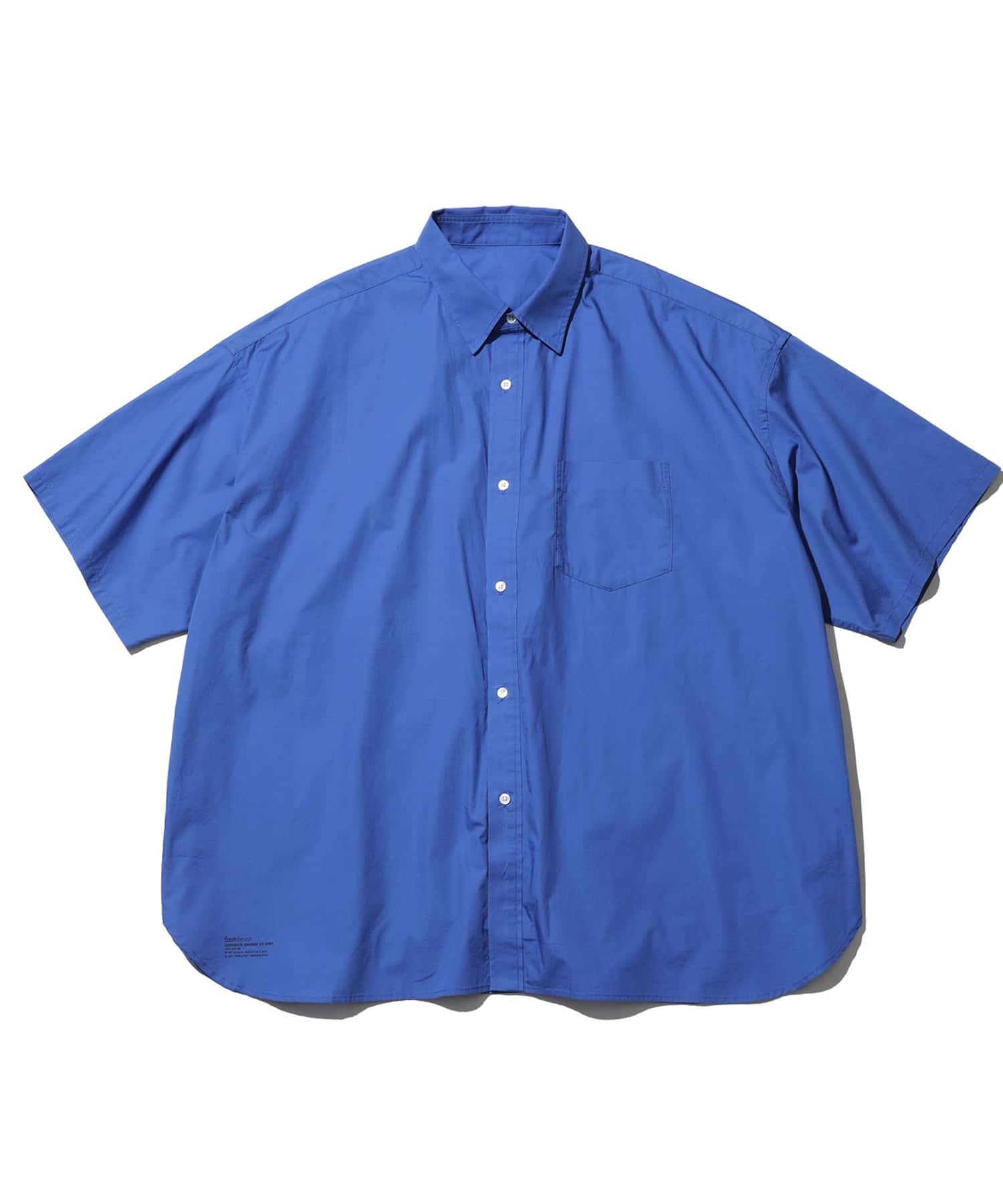 Fresh Service CORPORATE UNIFORM S/S SHIRT / フレッシュサービス コーポレート ユニフォーム S/S シャツ Blue S