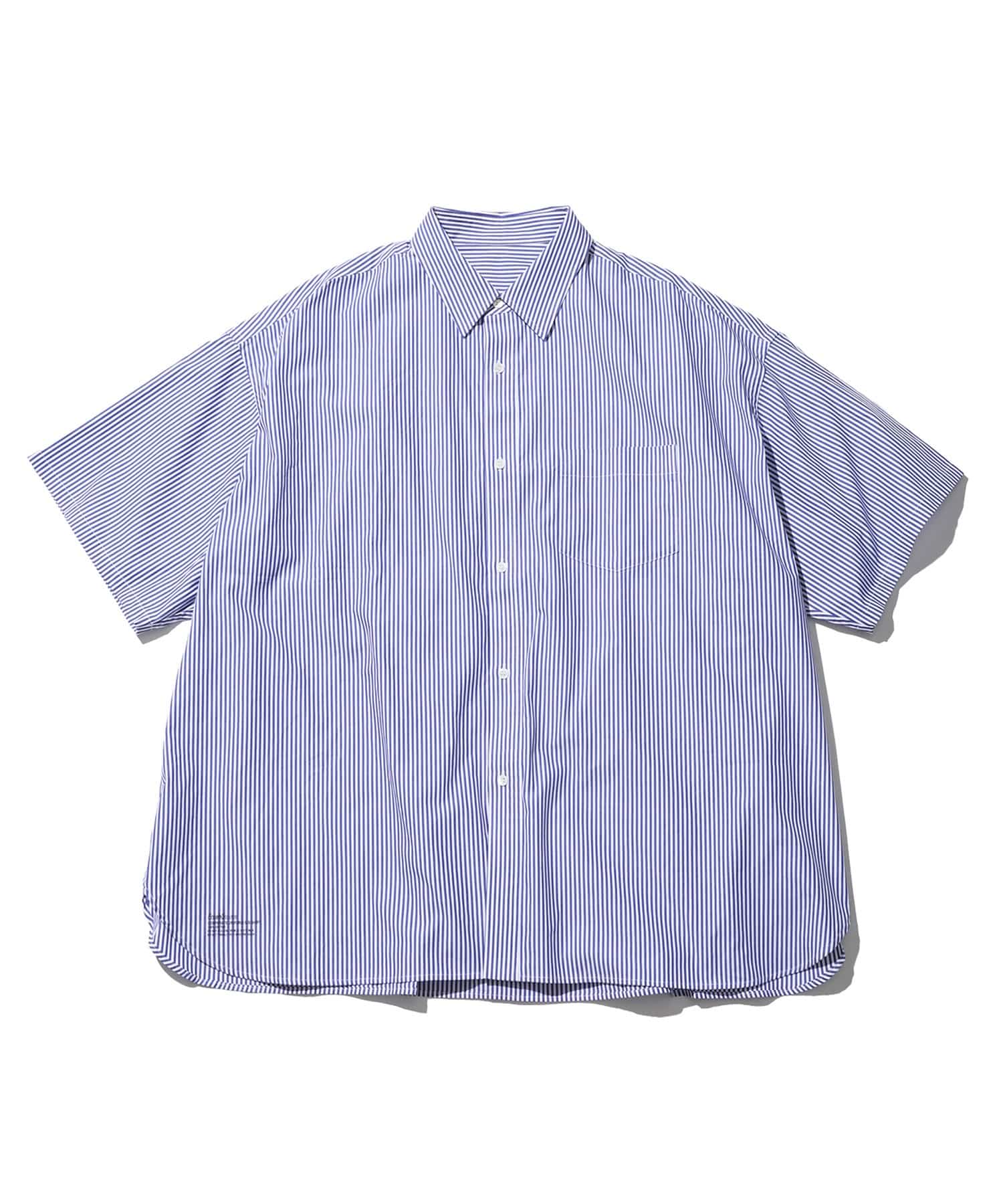 Fresh Service CORPORATE UNIFORM S/S SHIRT / フレッシュサービス コーポレート ユニフォーム S/S シャツ Blue Stripe S