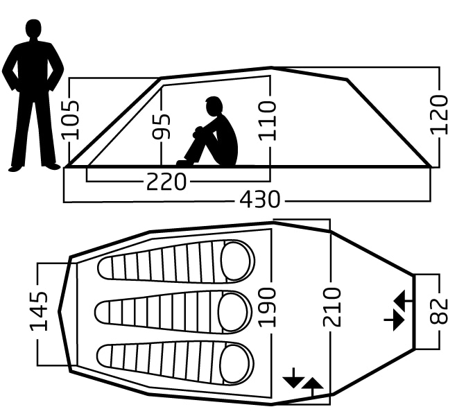  Nordisk/Seiland 3 SP Tent  ノルディスク/セイラインド3 SP Tent Red F
