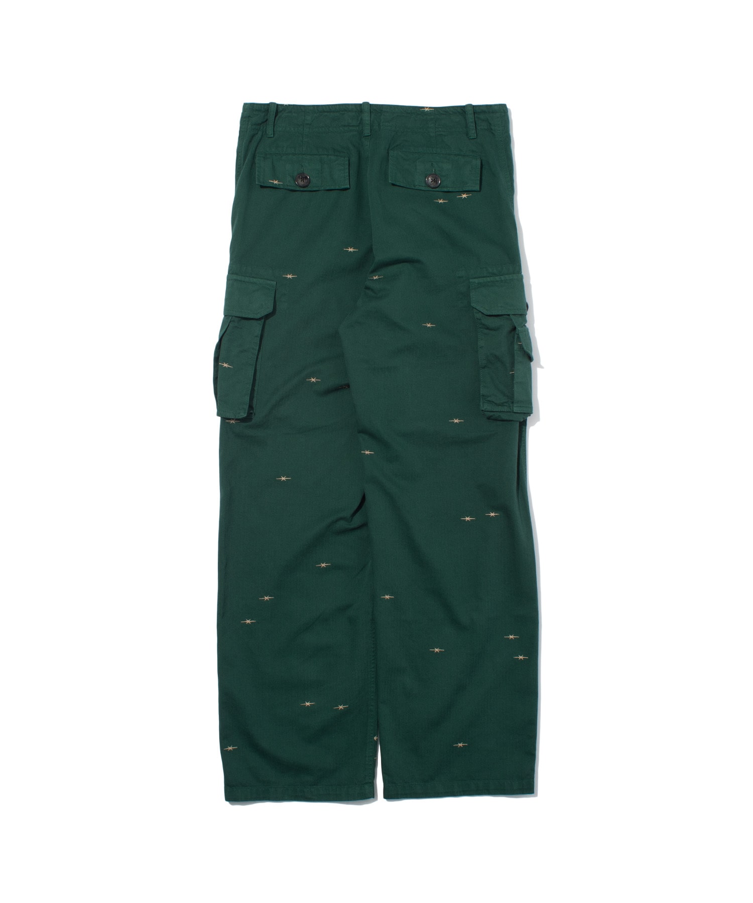 PHIPPS HERRINGBONE CHINO STAR LOGO CARGO PANTS / フィップス ヘリンボーン チノ スターロゴ  カーゴパンツ