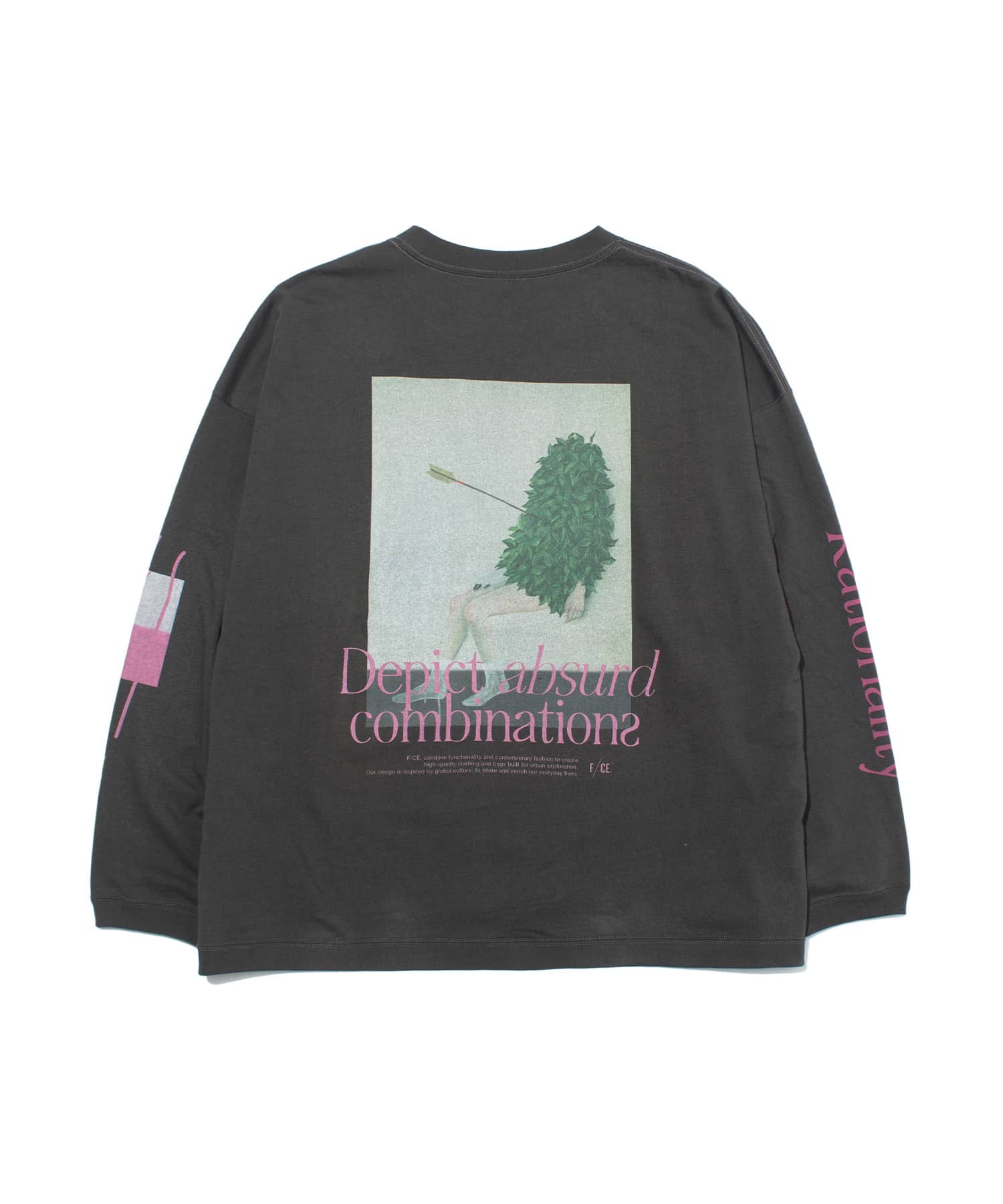 F/CE. HIDDEN IDENTITY BY M.ENOMOTO LS TYPE-B / エフシーイー ヒドゥン アイデンティティ バイ M.エノモト ロングスリーブ タイプB Charcoal M