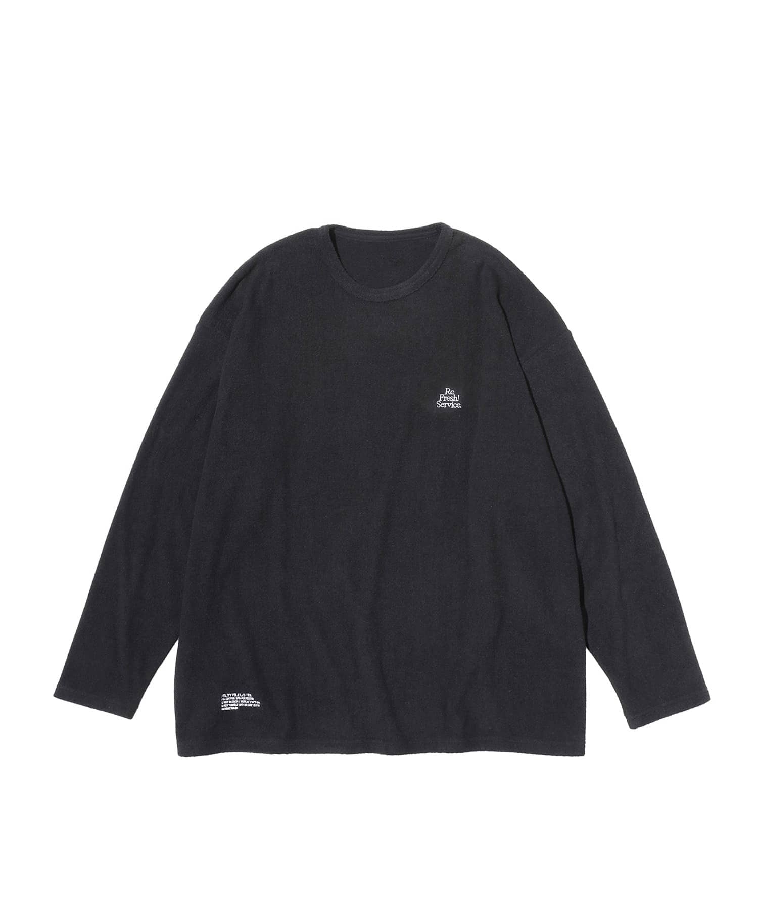 Fresh Service UTILITY PILE L/S SET-UP / フレッシュサービス ユーティリティ パイル L/S セットアップ Black M