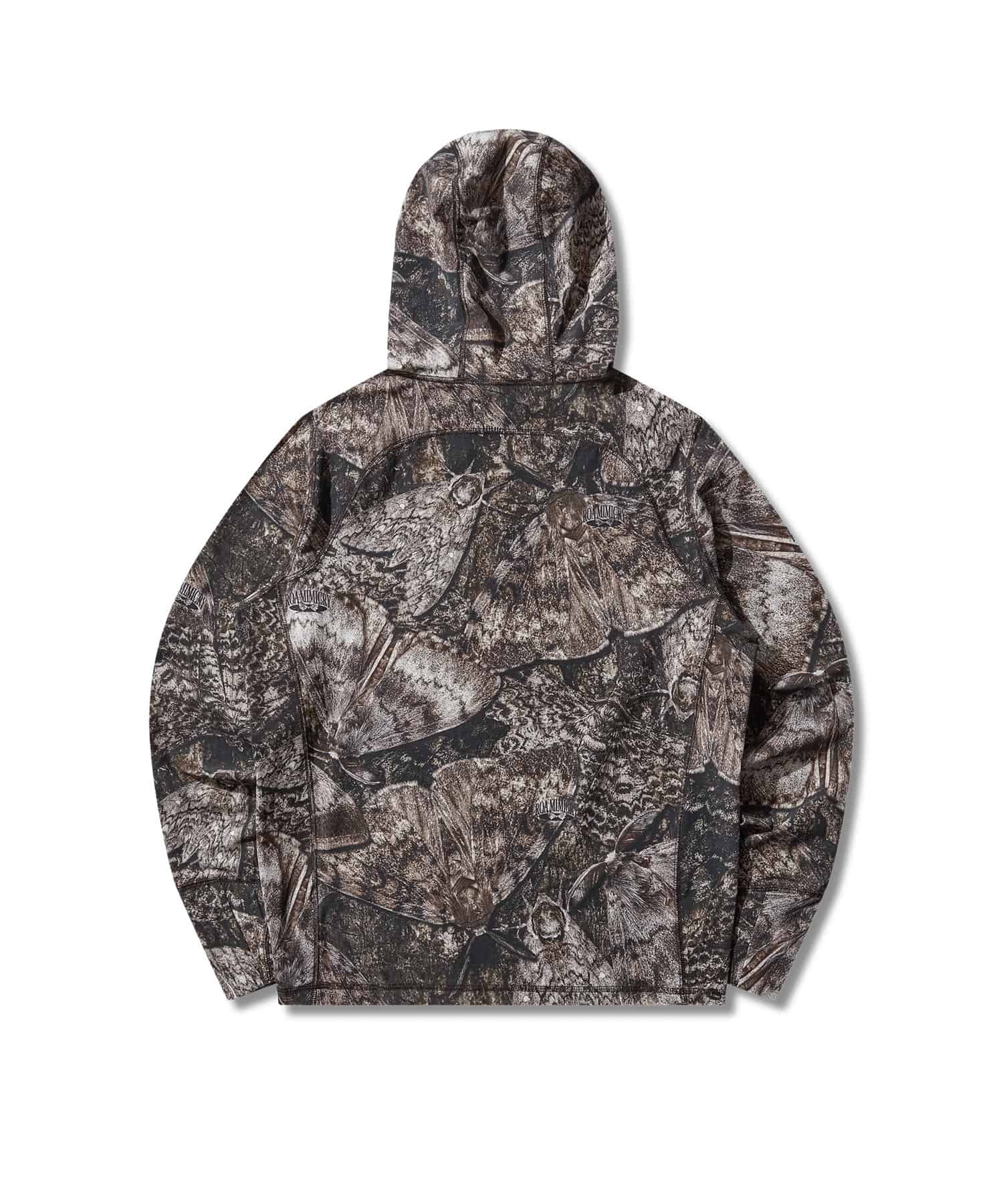 ROA hiking LIO Upf +50 Baselayer Moth Print Brown S