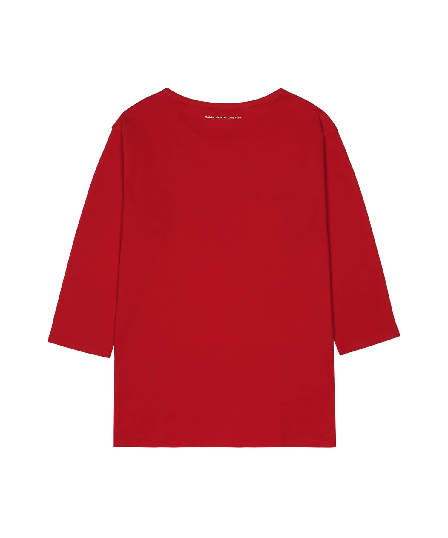 SAN SAN GEAR LATTICE T-SHIRT / サンサンギア ラティス Tシャツ RED 2