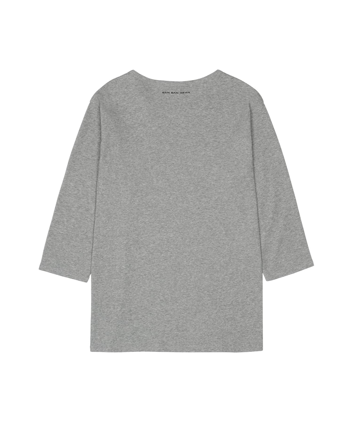 SAN SAN GEAR LATTICE T-SHIRT / サンサンギア ラティス Tシャツ GRAY 1