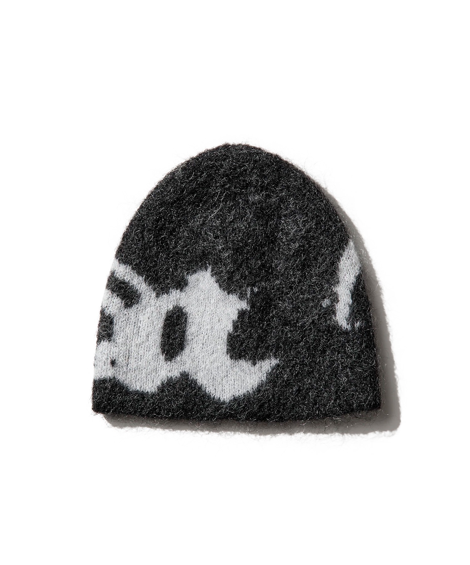ROA hiking VORTEX Mohair Beanie / ロア ボルテックス モヘア ビーニー Black/White F