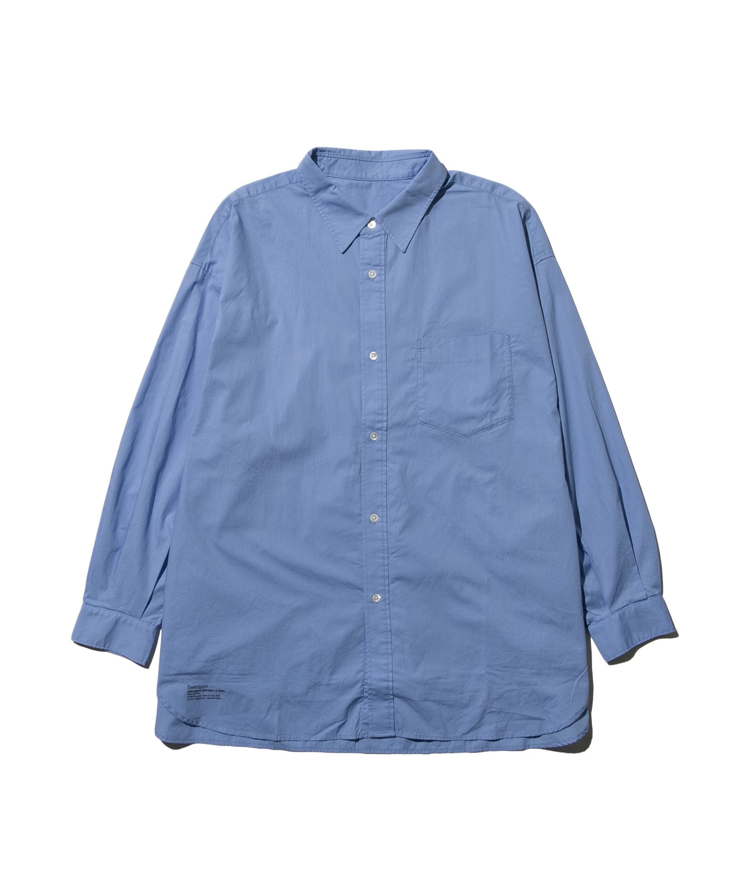 Fresh Service CORPORATE UNIFORM L/S SHIRT L.Blue / フレッシュサービス コーポレートユニフォーム長袖シャツ ライトブルー