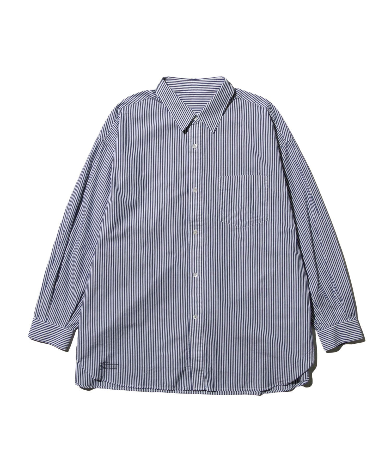 Fresh Service CORPORATE UNIFORM L/S SHIRT Blue Stripe/ フレッシュサービス コーポレートユニフォーム長袖シャツ ブルーストライプ