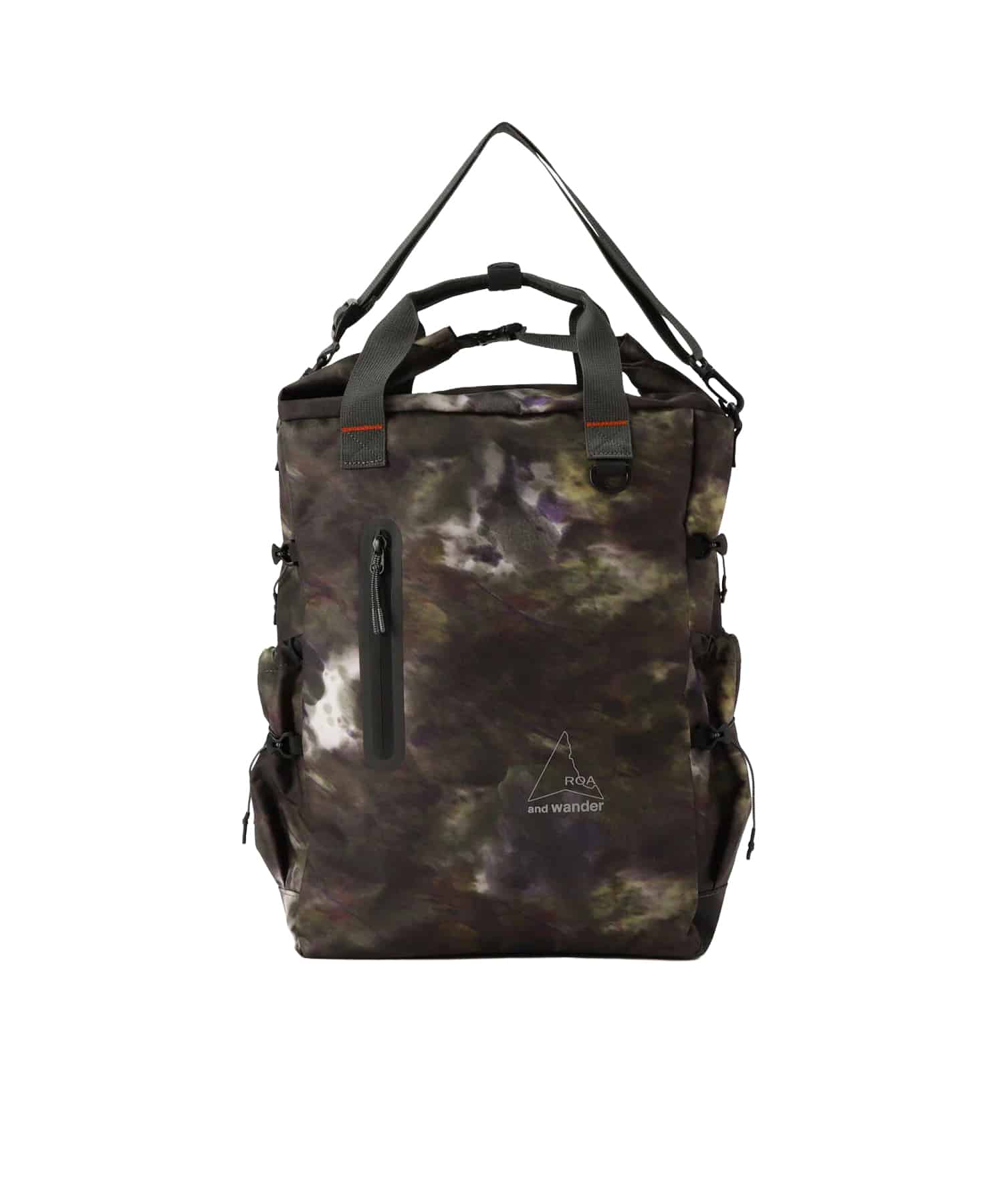 and wander ROA × and wander 2way tote bag camouflage / アンドワンダー ロア × アンドワンダー 2ウェイ トートバッグ カモフラージュ