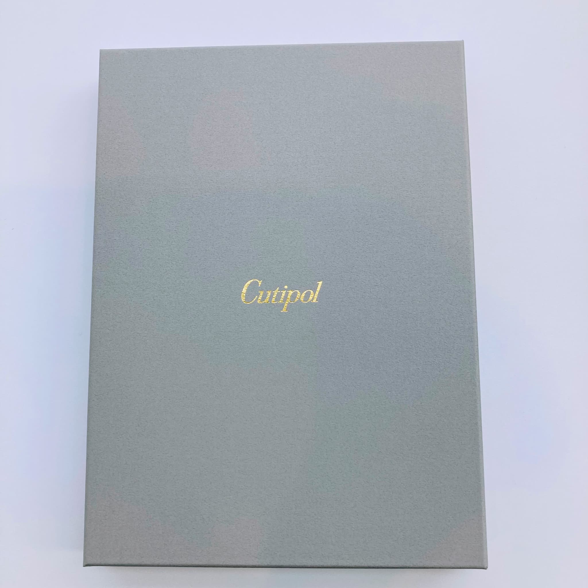 クチポール GOA デザート4点セット  ホワイト×シルバー・ホワイト×ゴールド BOX(グレー)あり（Cutipol GOA）G-29g ホワイト×シルバー・ホワイト×ゴールド