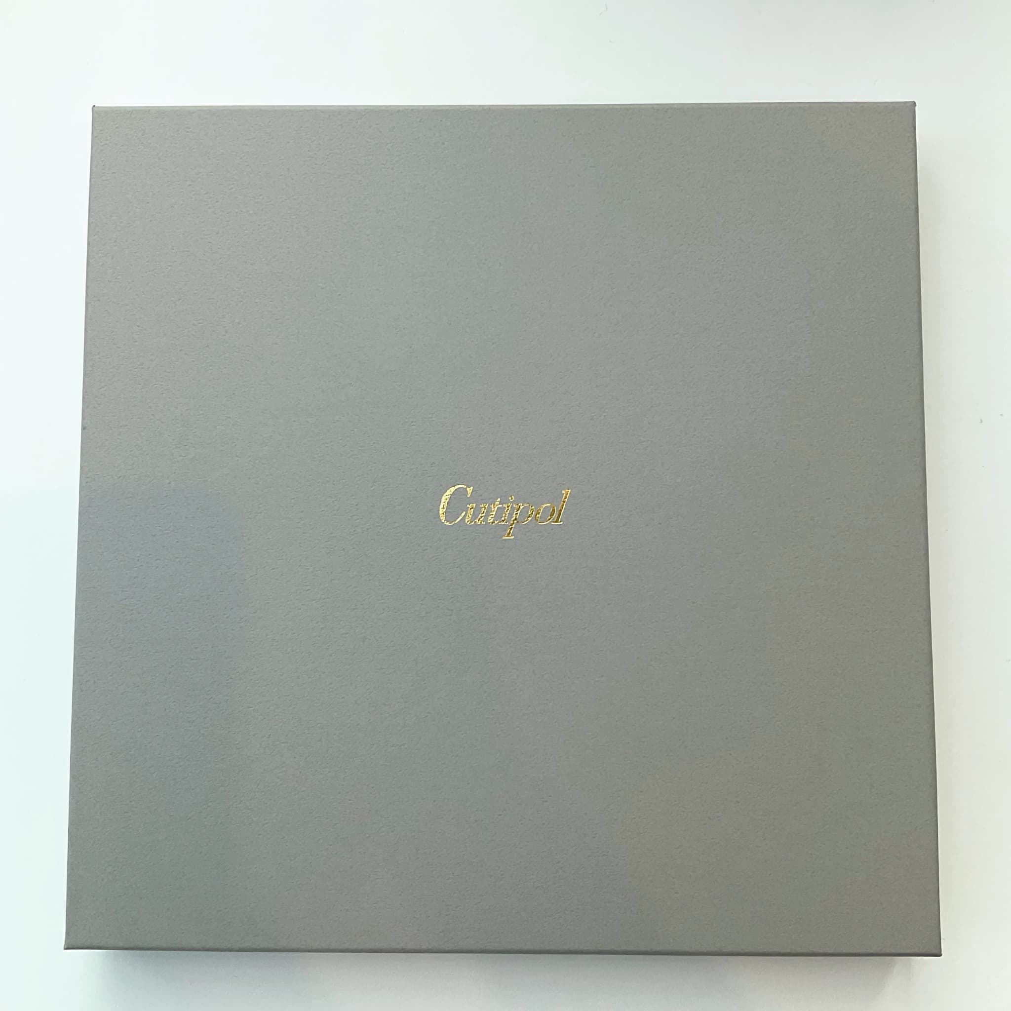 クチポール GOA デザート・ティースプーン6点セット ピンク×ゴールド・ブラウン×ゴールド BOX(グレー)あり（Cutipol GOA）G-45g