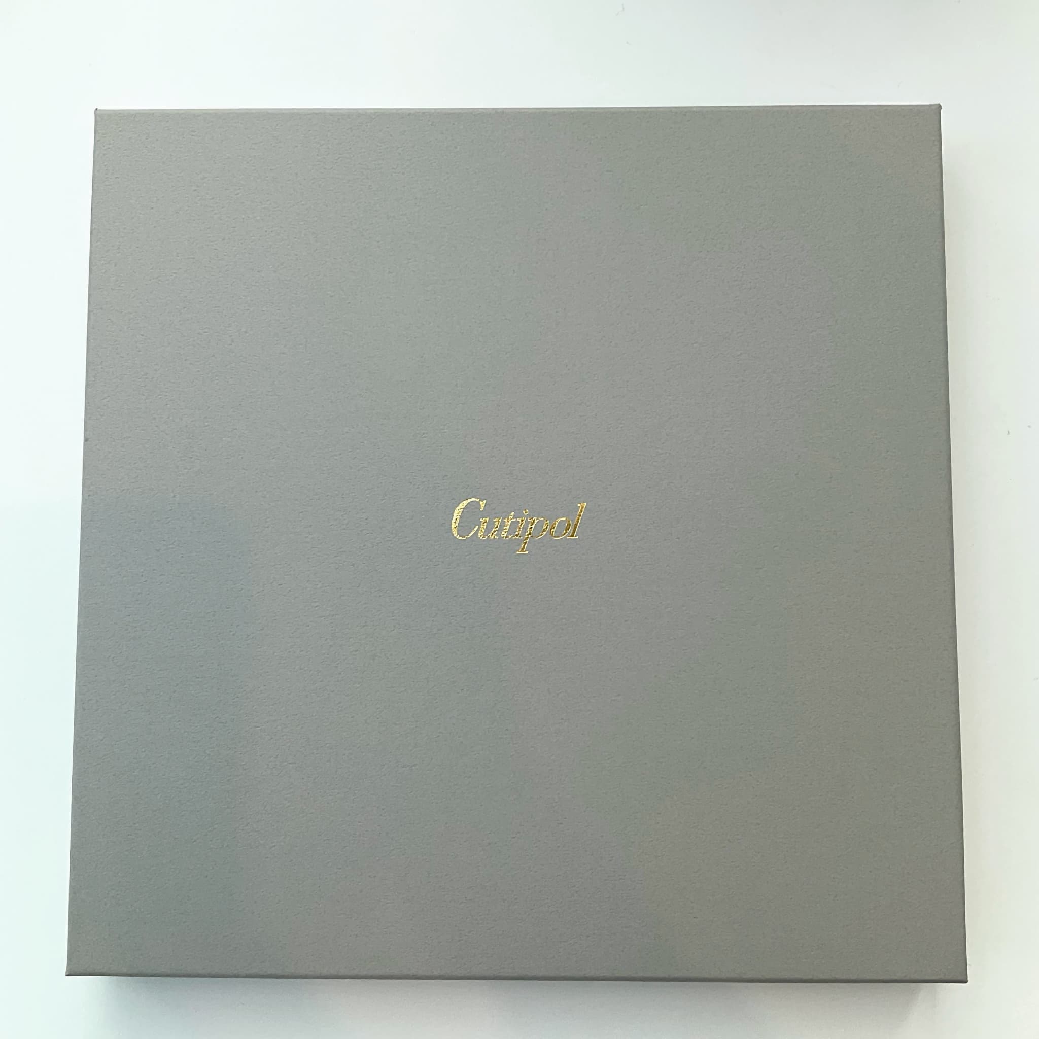クチポール GOA テーブル・ティースプーン6点セット ブラウン×シルバー BOX(グレー)あり（Cutipol GOA）G-82g ブラウン×シルバー