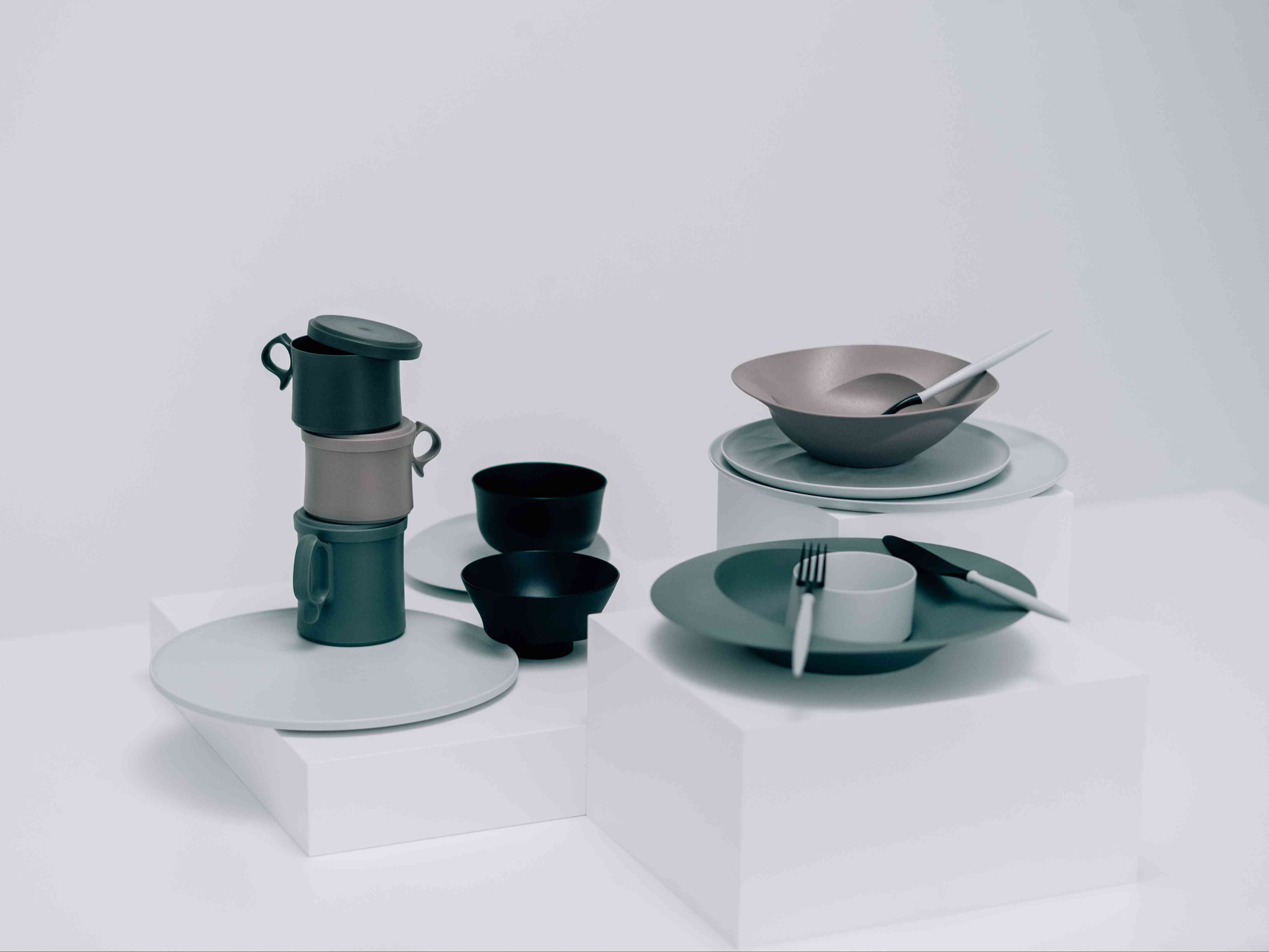 ARAS お茶碗 ブラック ブラック