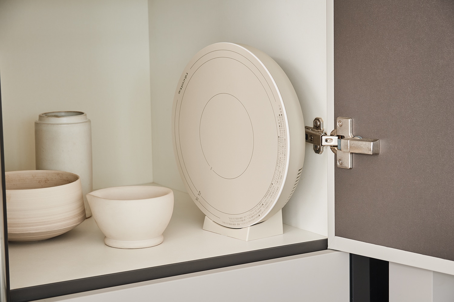 レコルト　卓上IHクッキンググリドル クリームホワイト IH Heater Cooking Griddle クリームホワイト