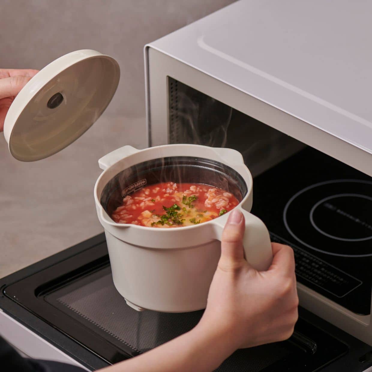 レンジメート マグポット ホワイト ホワイト