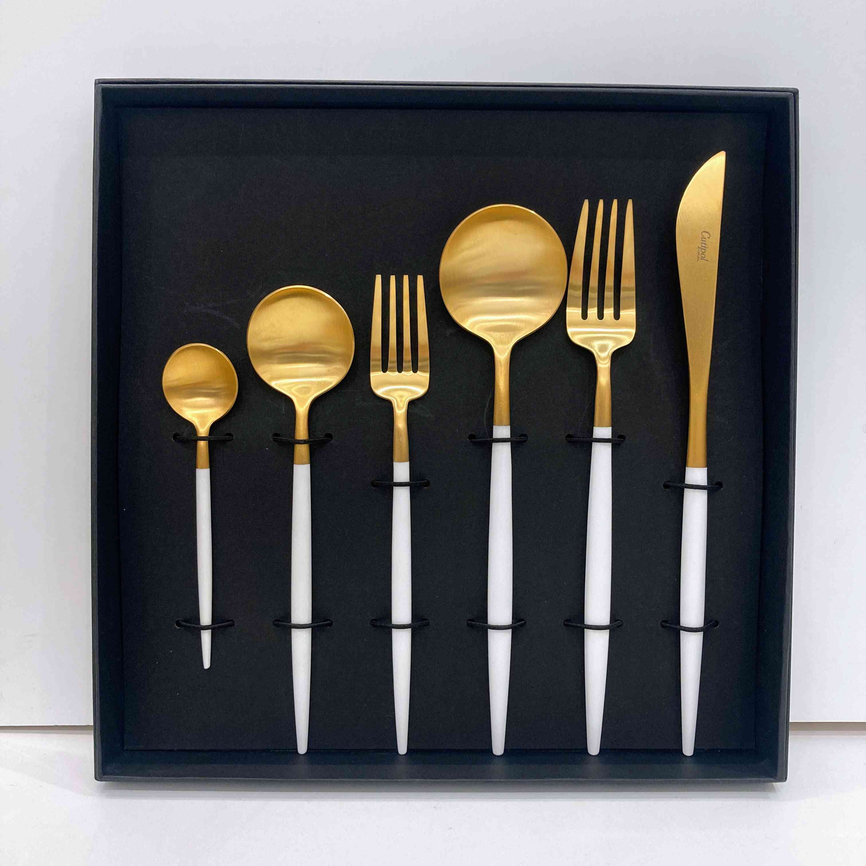 クチポール GOA アソート6点セット ホワイト×ゴールドBOXあり（Cutipol GOA）G-139 ホワイト×ゴールド